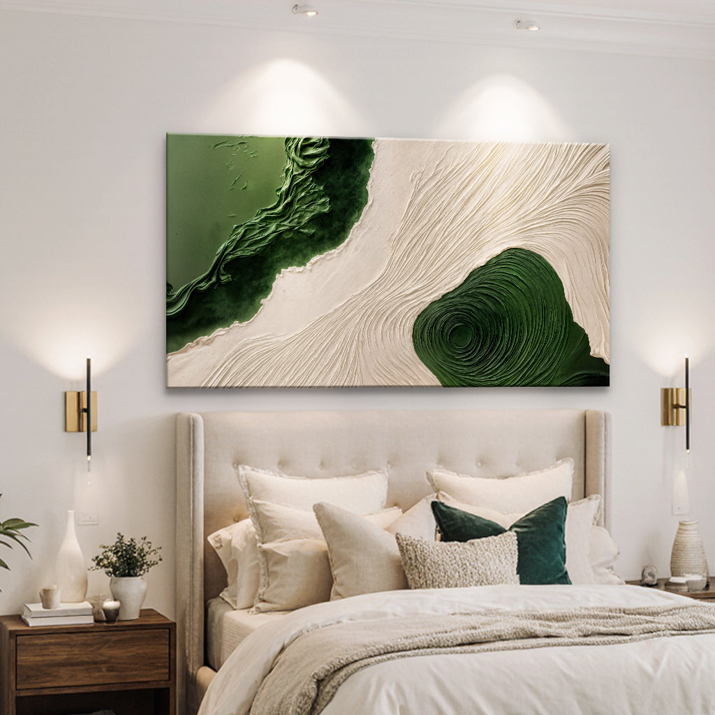 Green Rivers Abstract Wall Art XII on sale at MyriadMart