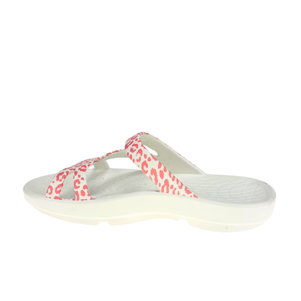 Sovella Active Recovery Sandals Women's PF Slide Pink/Leopard on sale at MyriadMart
