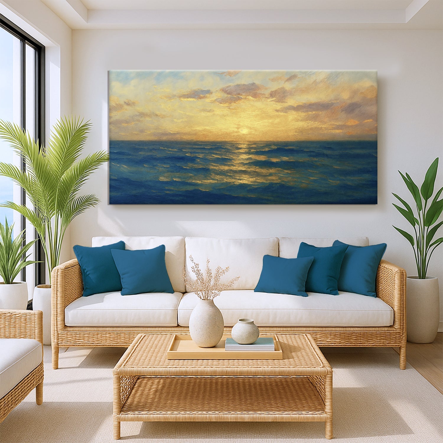 Waterscape Abstract Wall Art VII on sale at MyriadMart