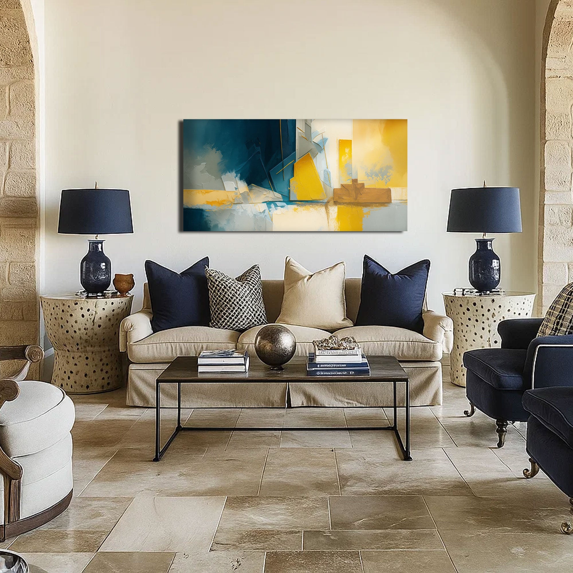 Abstract Geometric Lines Wall Art II on sale at MyriadMart