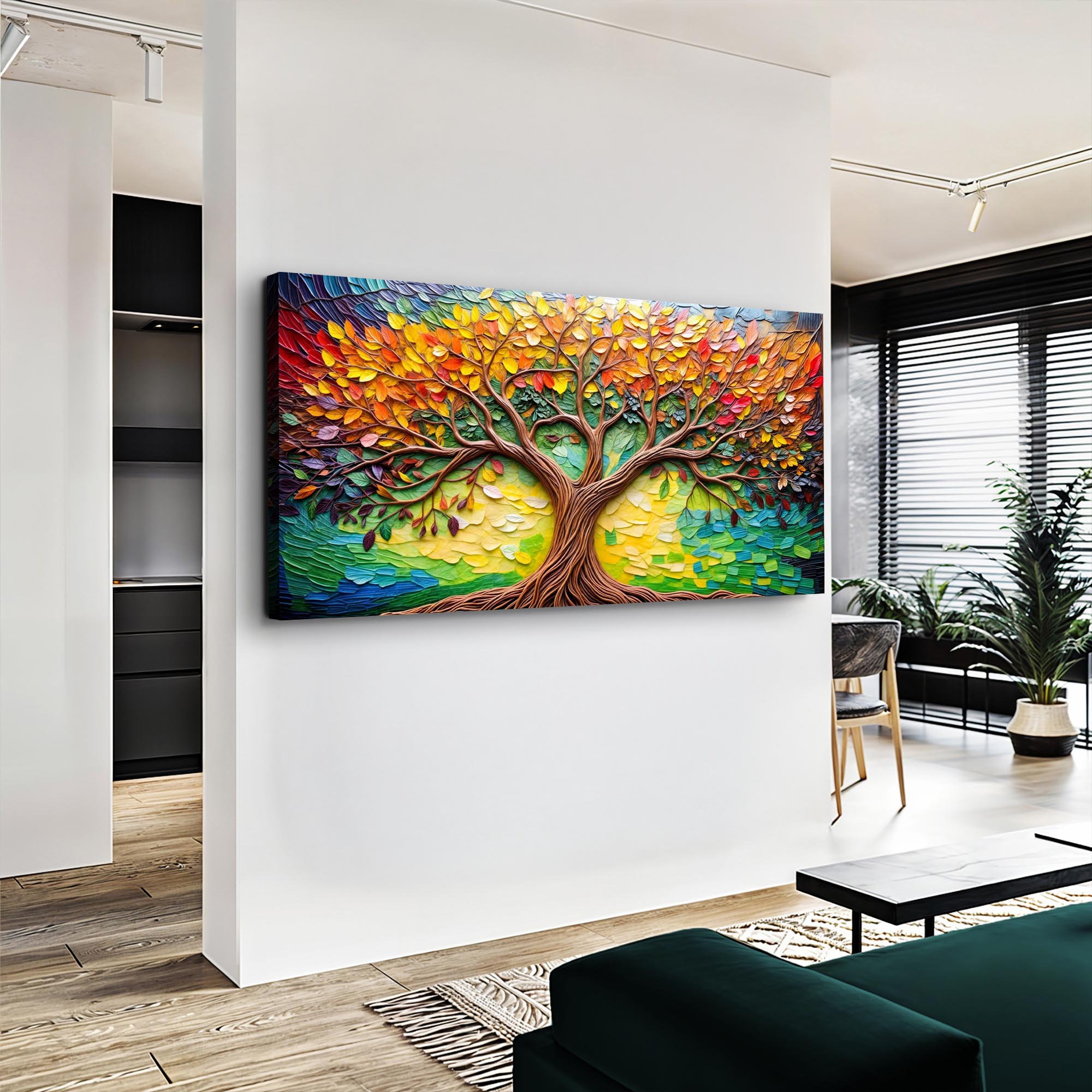 Tree Of Life Impasto Wall Art on sale at MyriadMart