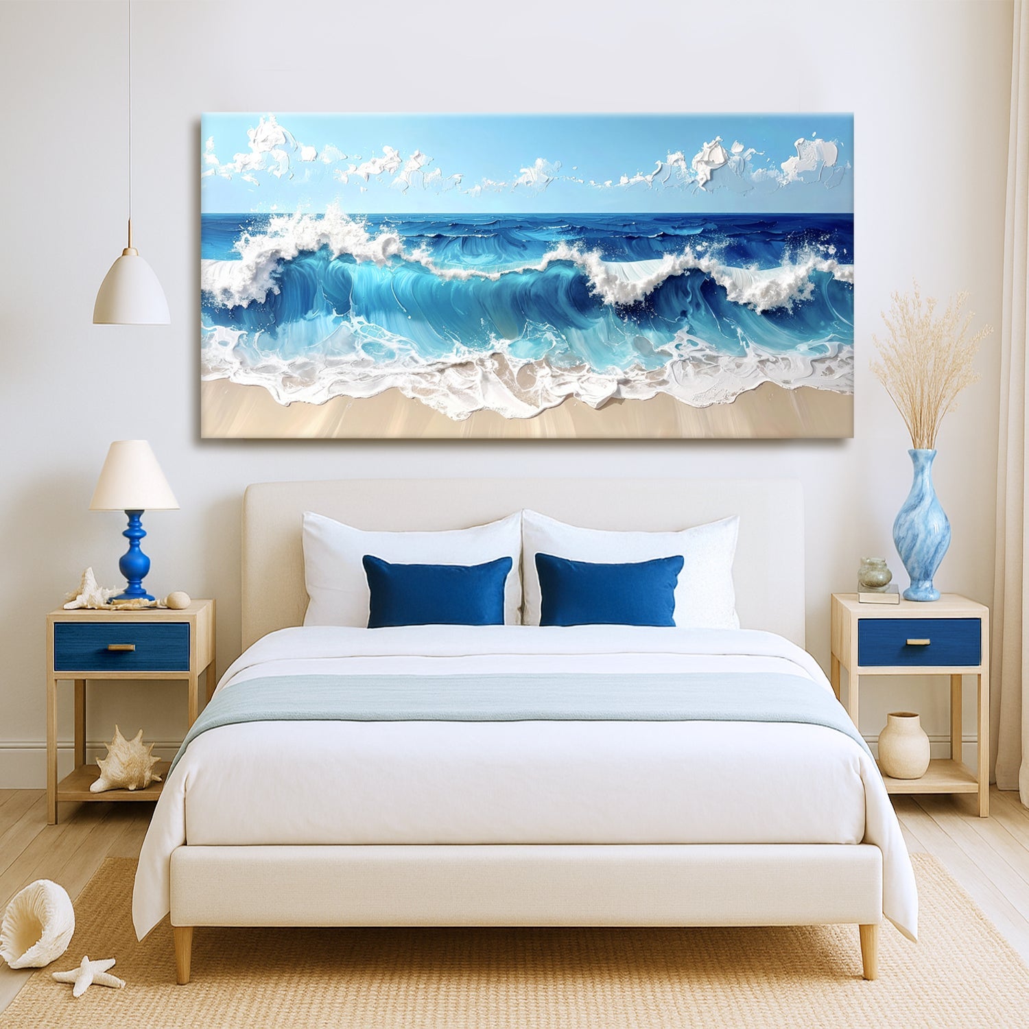 Serene Ocean Wave Coastal Wall Art II on sale at MyriadMart