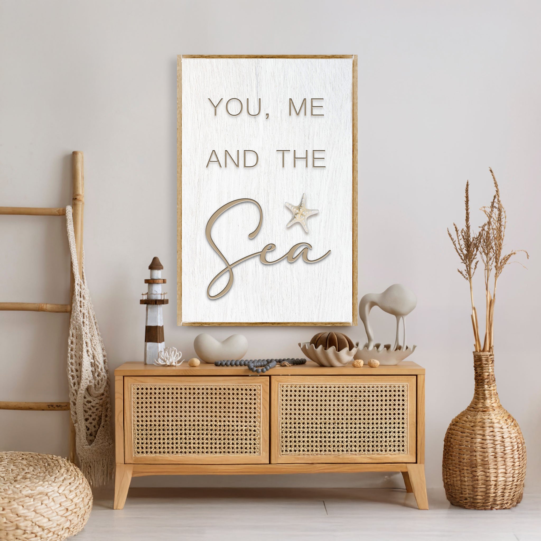 You Me and the Sea Coastal Sign V on sale at MyriadMart