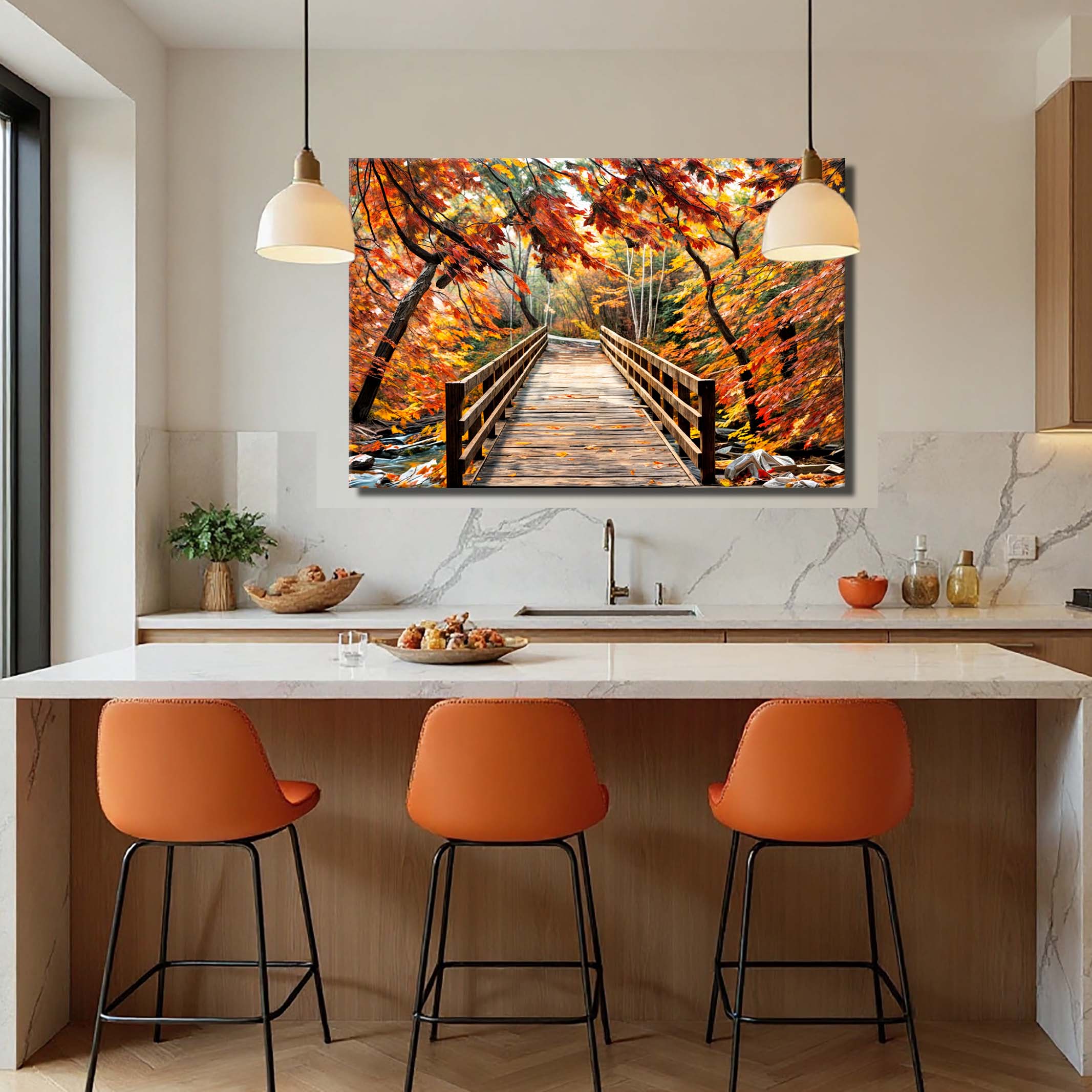 Crossing Autumn Wall Art on sale at MyriadMart
