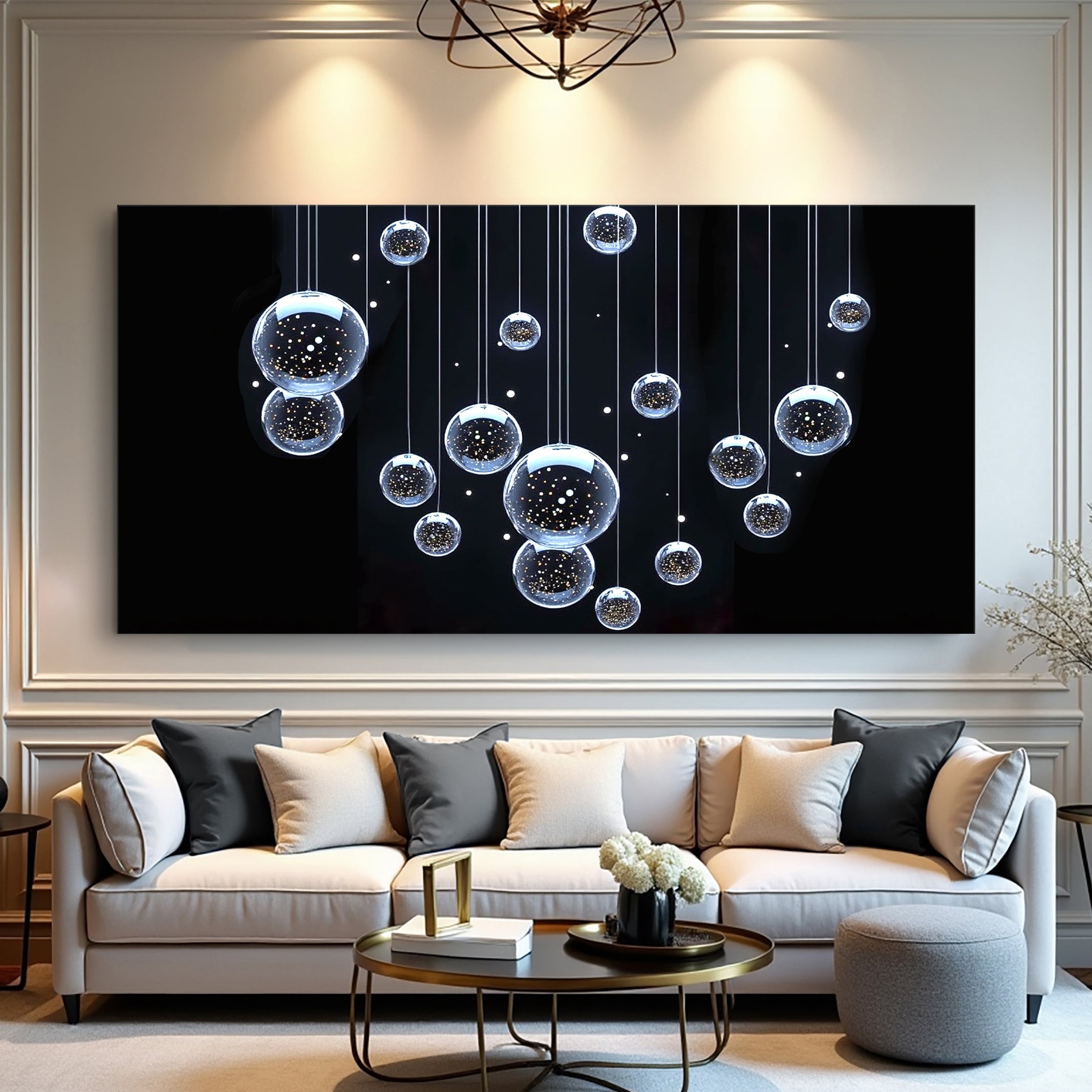 Modern Abstract Bubbles Wall Art on sale at MyriadMart