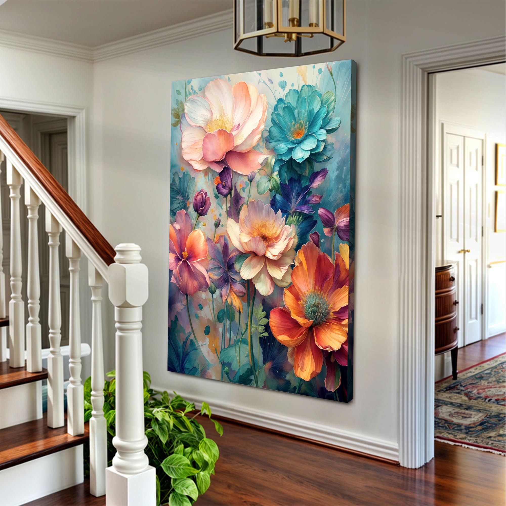 Spring Bouquet Impasto Wall Art on sale at MyriadMart