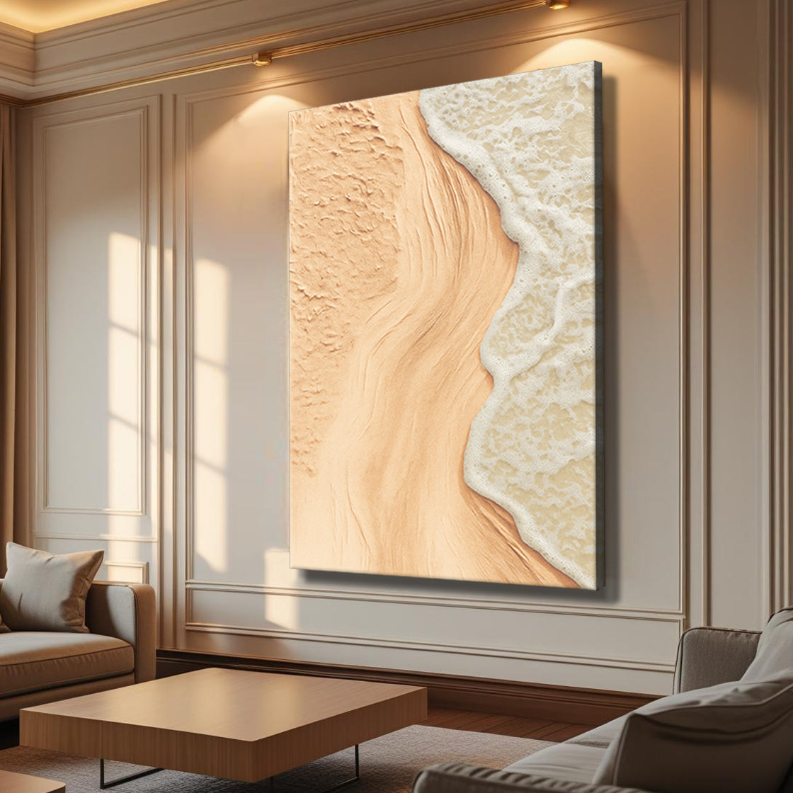 Beige Beach Coastal Wall Art on sale at MyriadMart