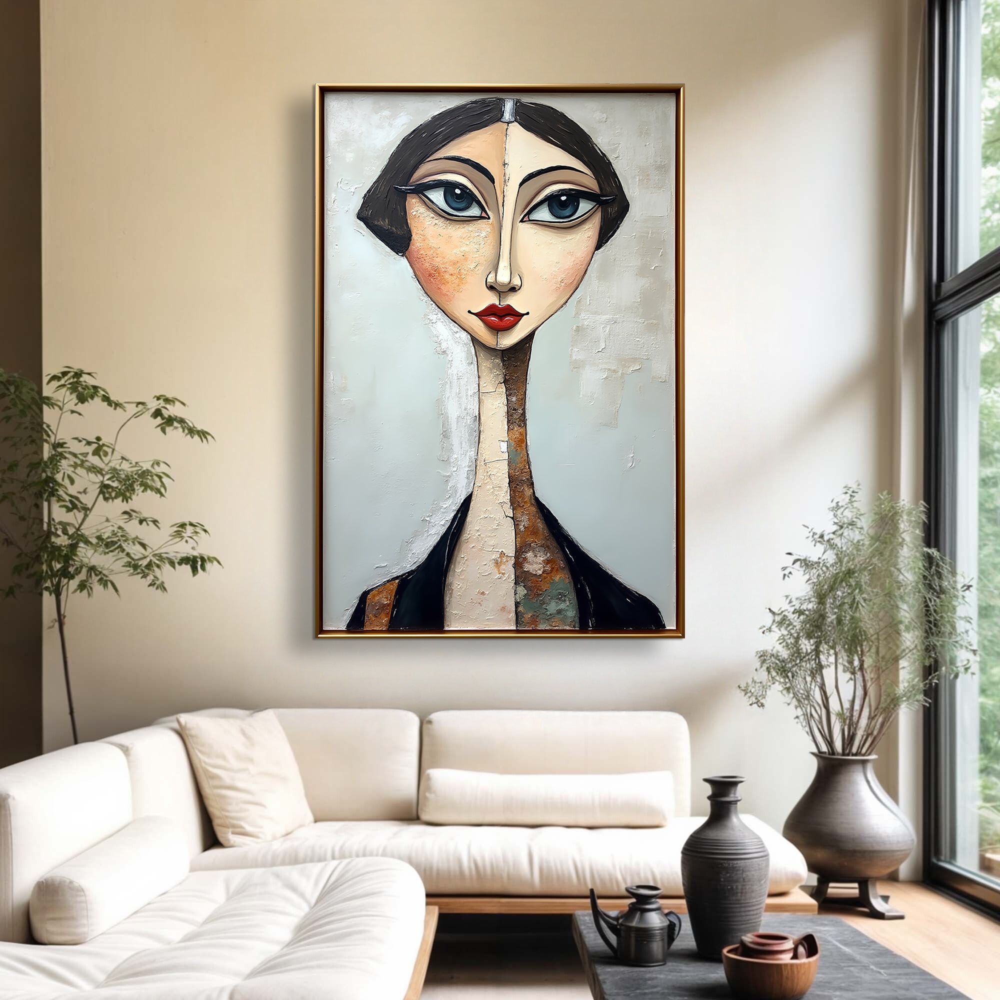Serene Graze Figurative Impasto Wall Art on sale at MyriadMart