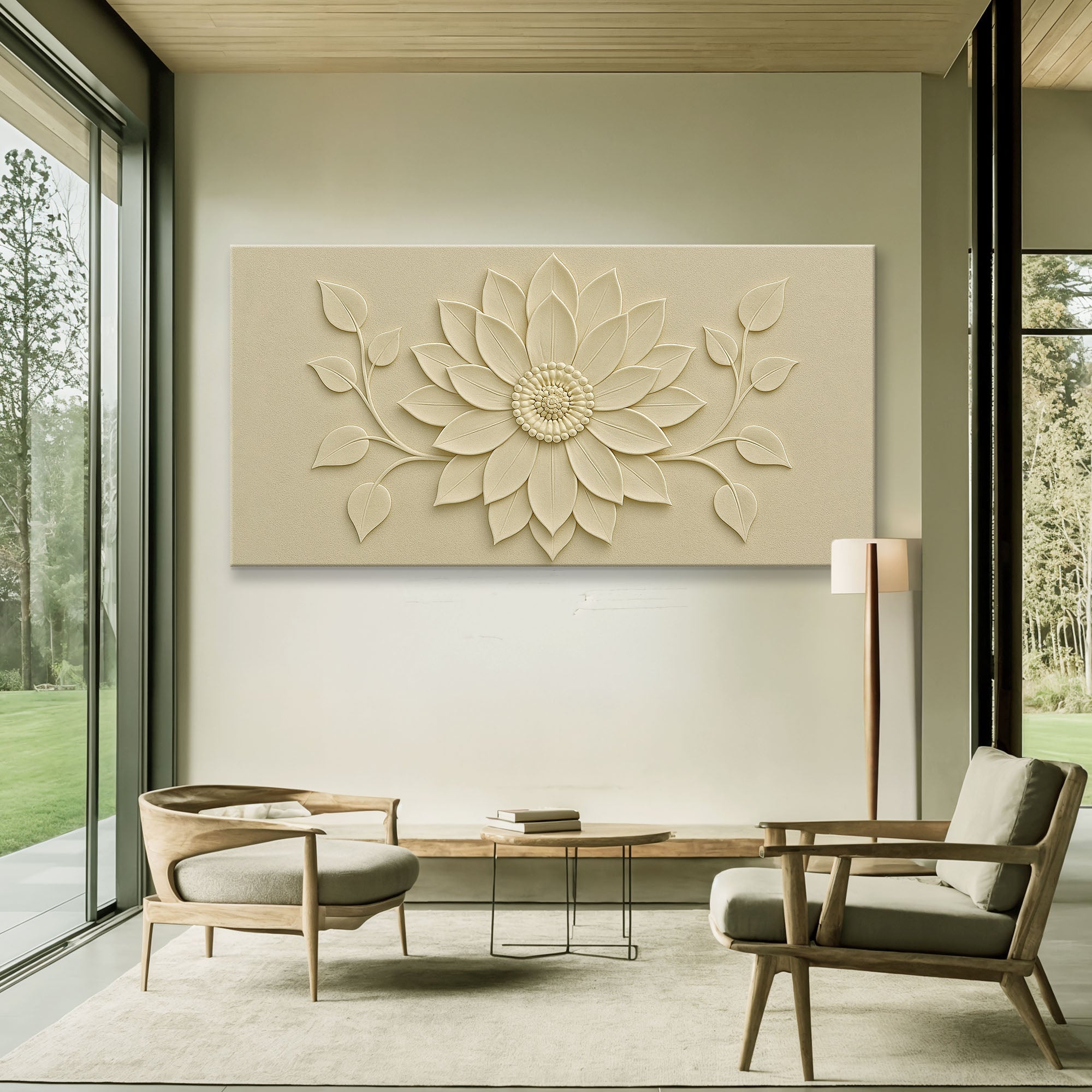 Floral Abstract Wall Art VI on sale at MyriadMart
