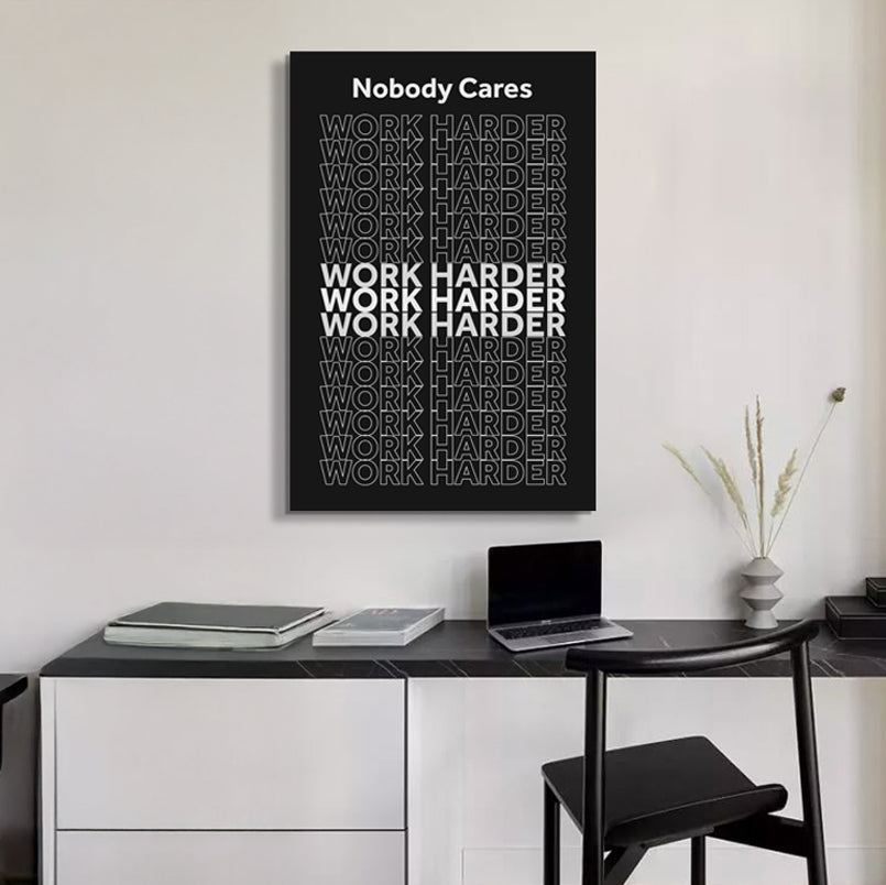 Work Harder Motivational Wall Sign on sale at MyriadMart