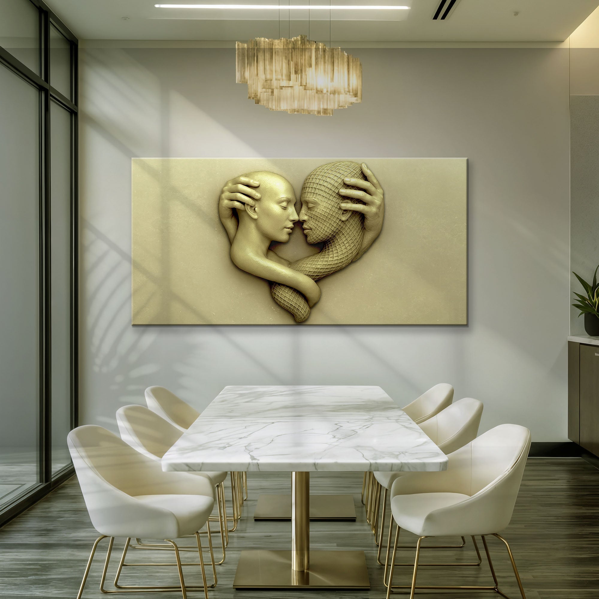 Eternal Love Figure Abstract Wall Art on sale at MyriadMart