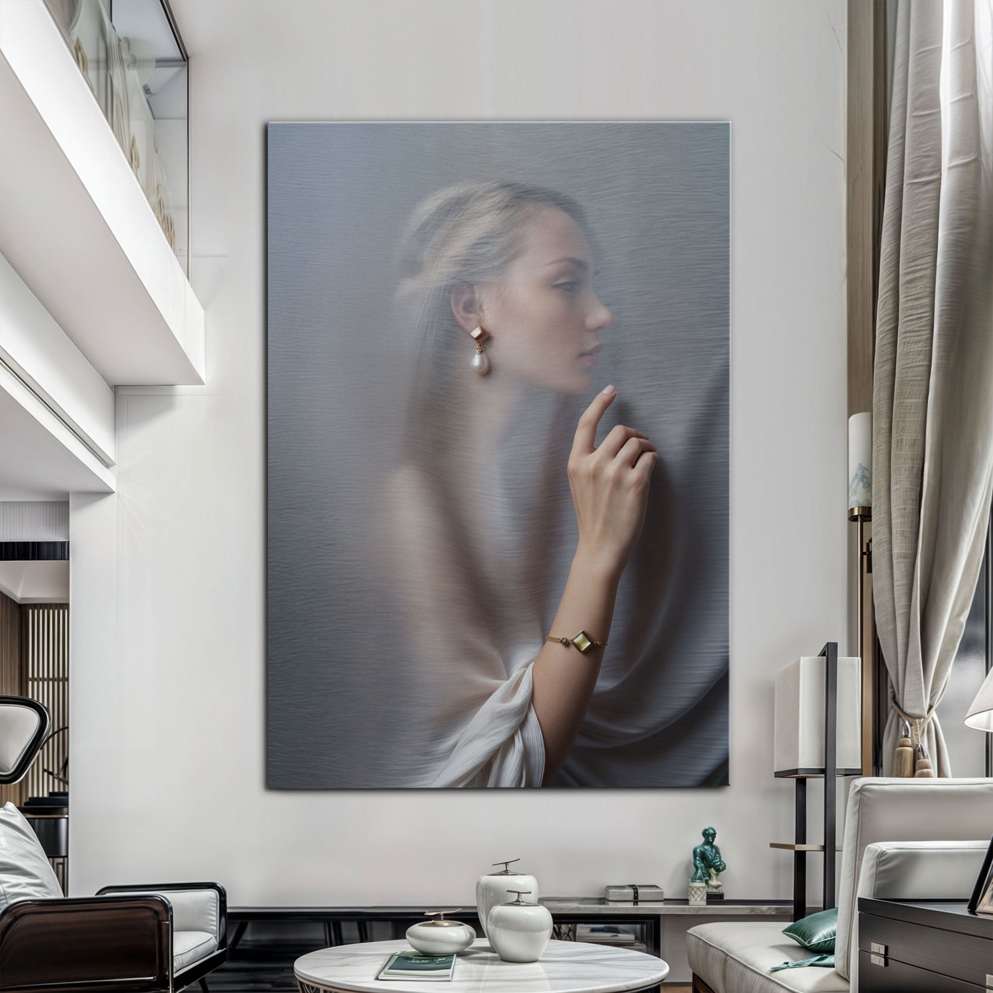 Behind Curtain Wall Art on sale at MyriadMart