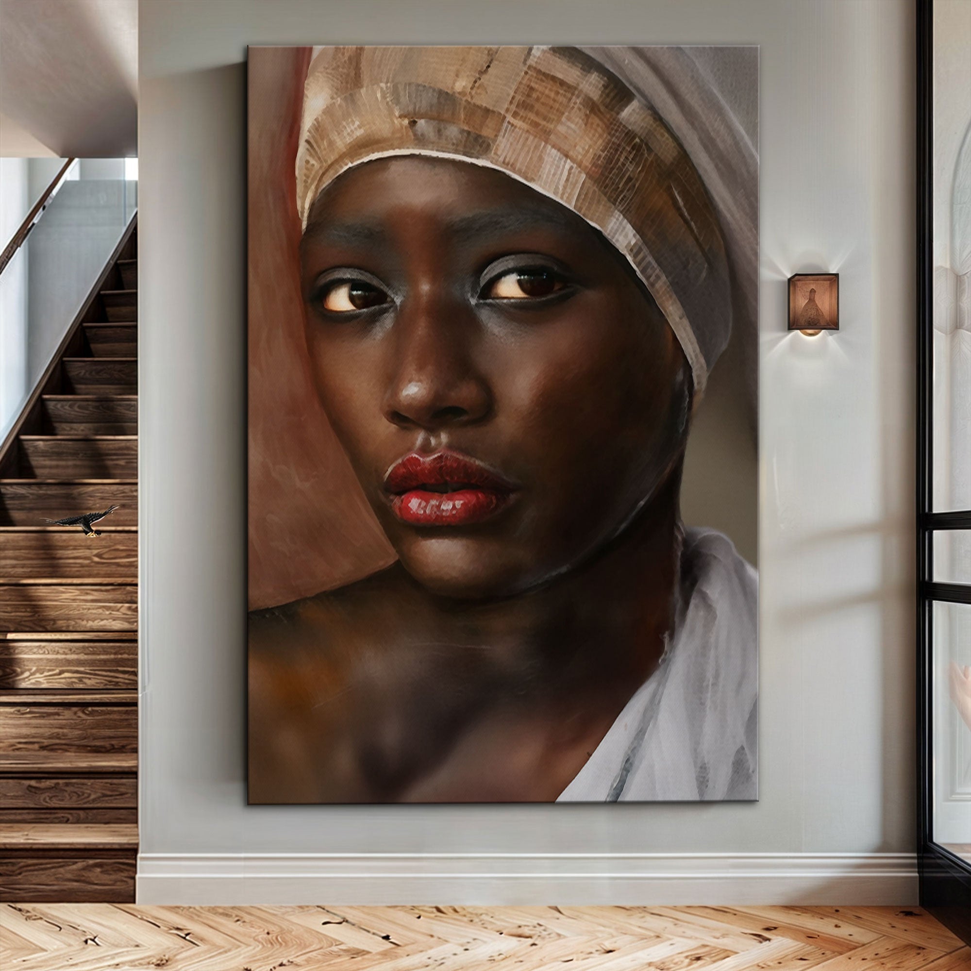 African Woman Painting Wall Art on sale at MyriadMart