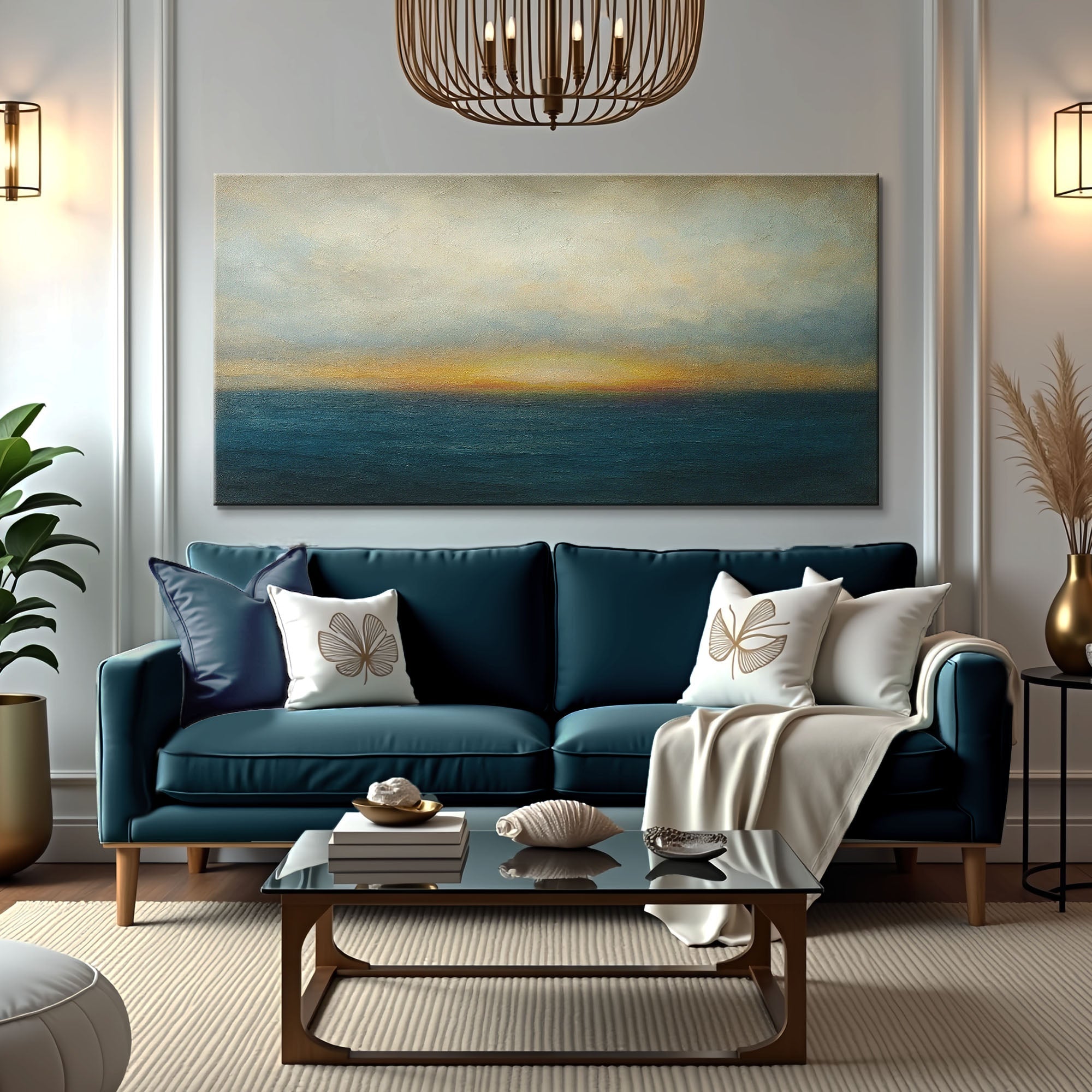 Waterscape Abstract Wall Art V on sale at MyriadMart