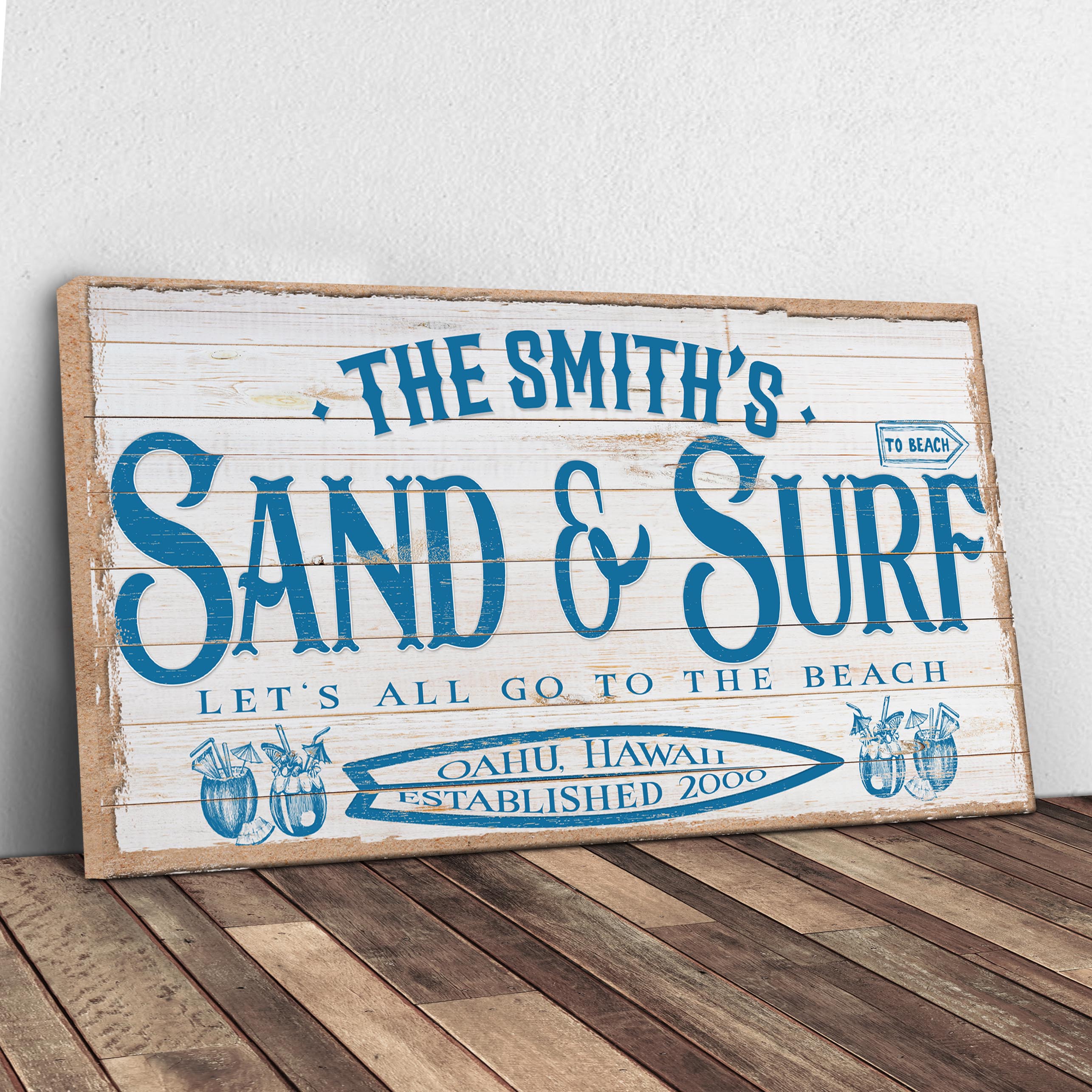 Sand & Surf Sign VIII on sale at MyriadMart