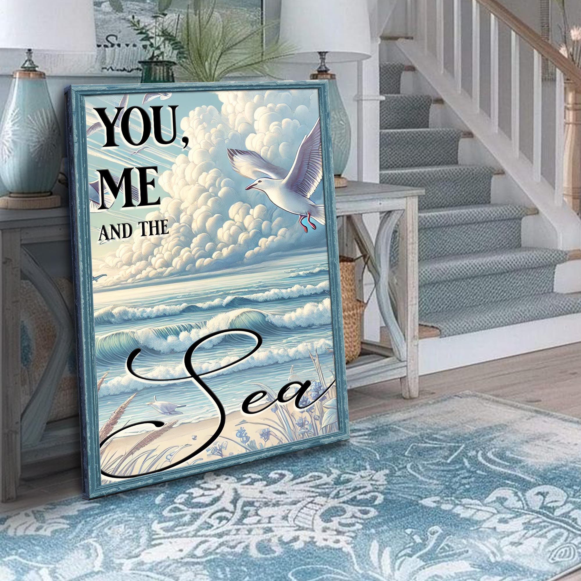 You Me and the Sea Coastal Sign IV on sale at MyriadMart