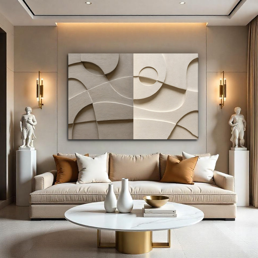 Modern Abstract Minimalist Wall Art III on sale at MyriadMart