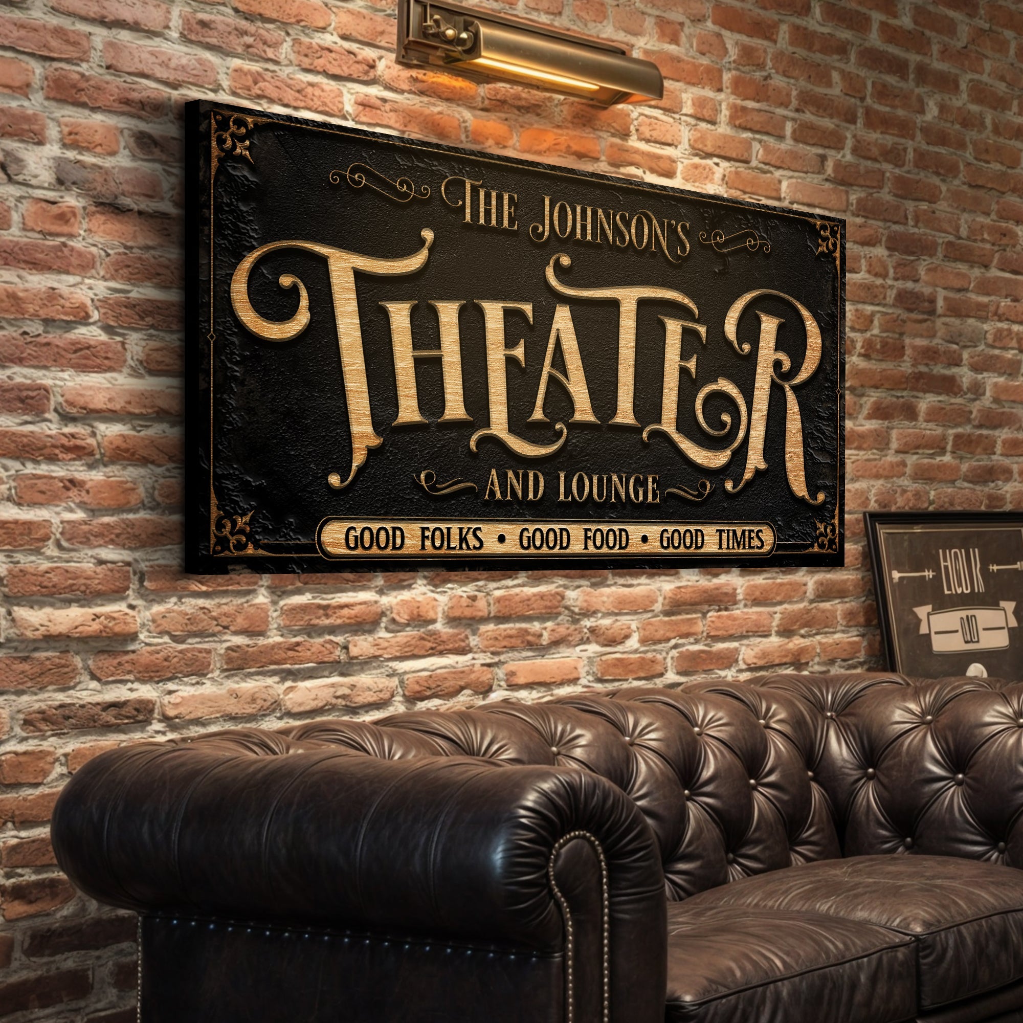 Personalized Theater Sign III on sale at MyriadMart