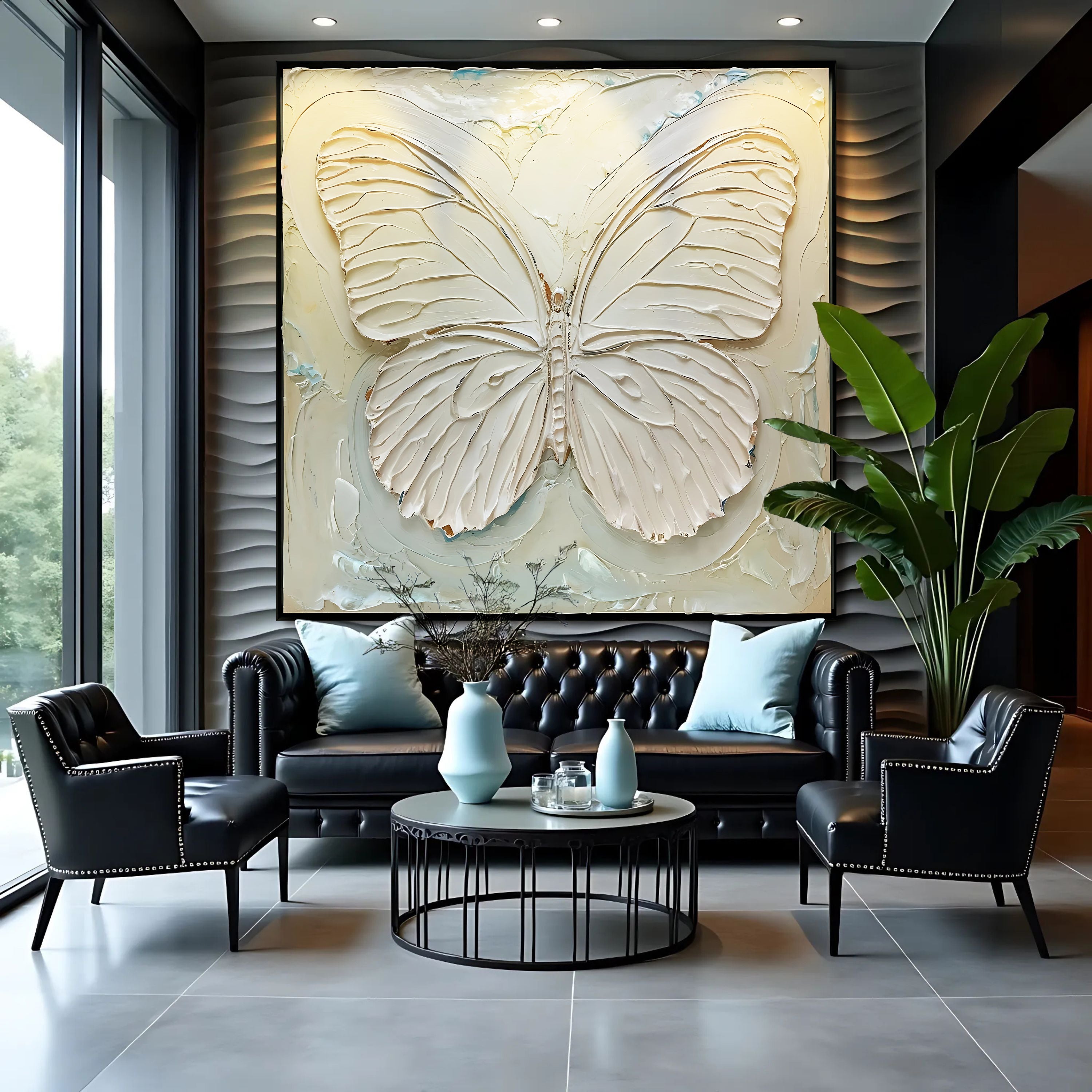 3D White Butterfly Wall Art on sale at MyriadMart