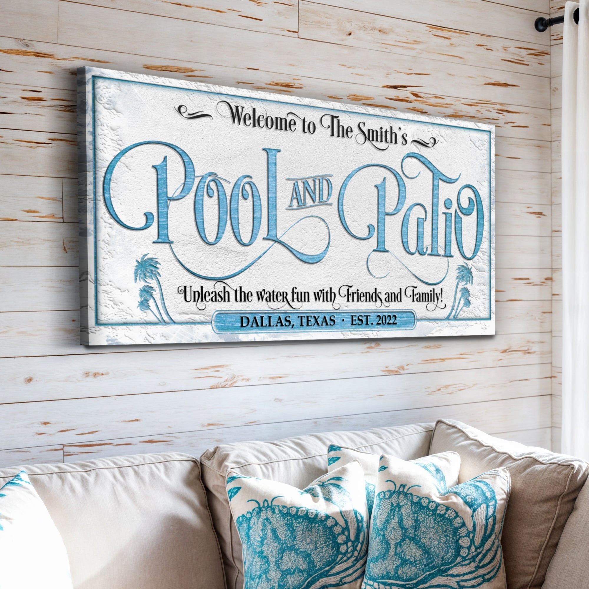 Personalized Pool & Patio Sign on sale at MyriadMart