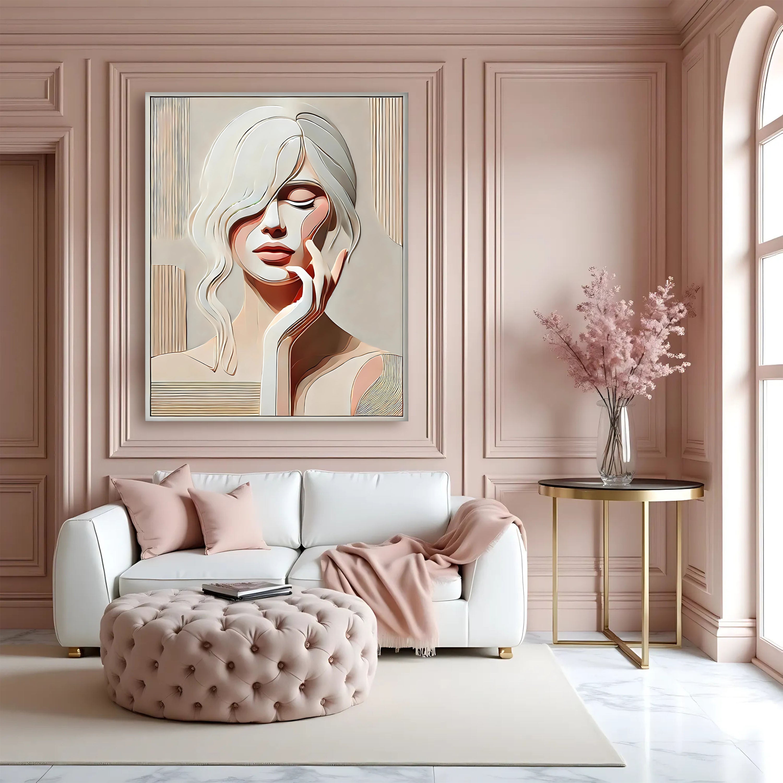 Whispered Contours Abstract Wall Art on sale at MyriadMart