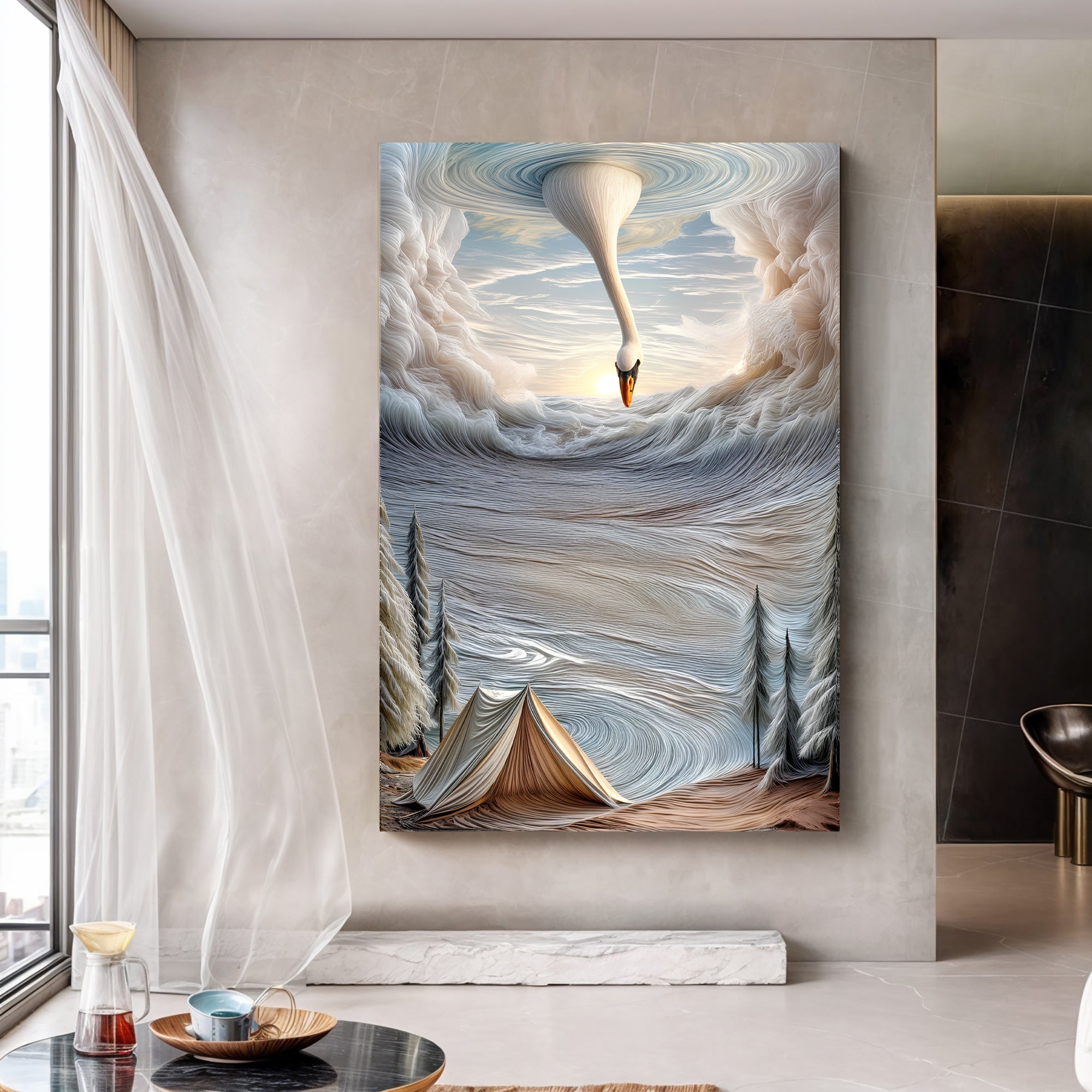 Surrealism Painting Wall Art on sale at MyriadMart