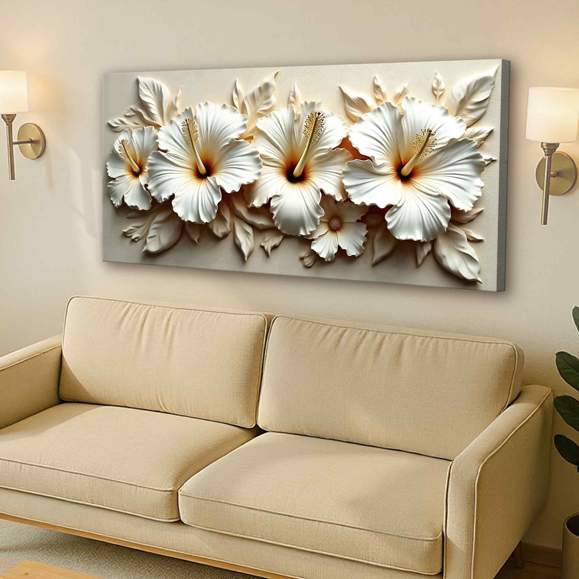 Floral Abstract Wall Art VII on sale at MyriadMart