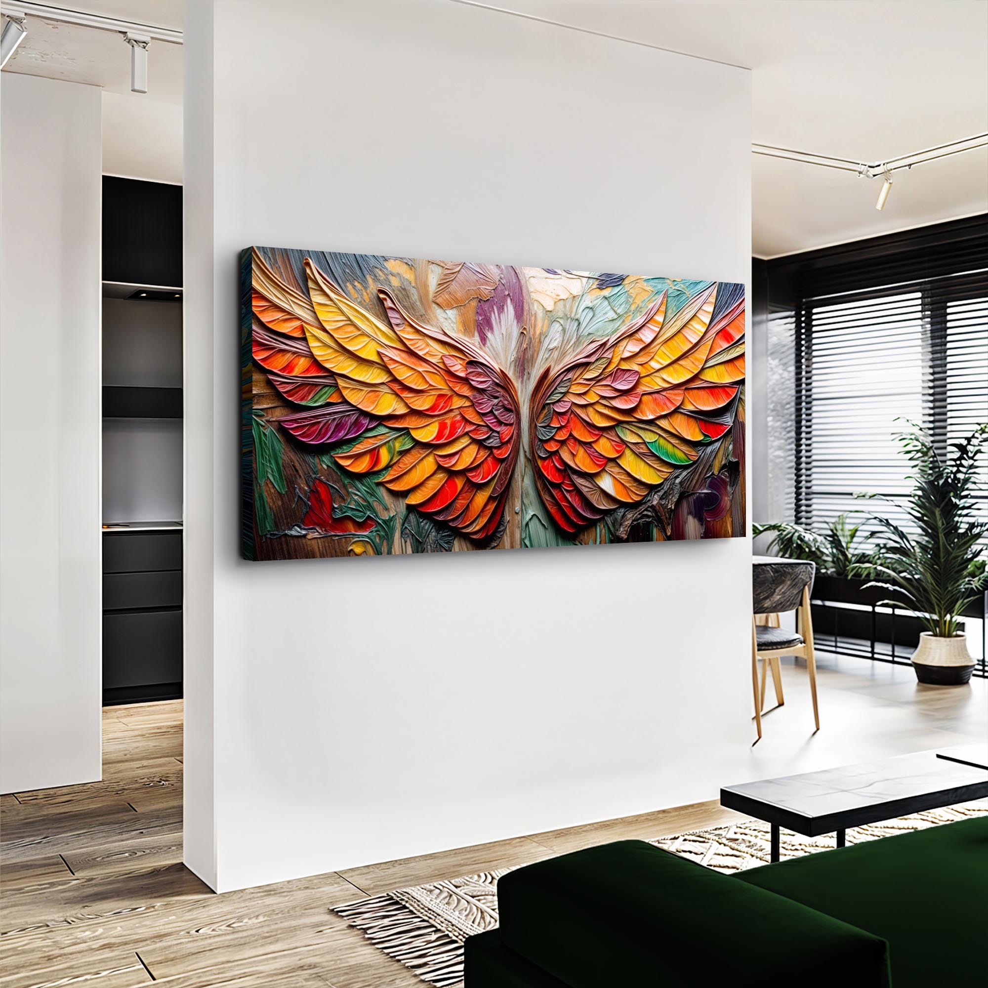 Wings Of Ascension Impasto Wall Art on sale at MyriadMart