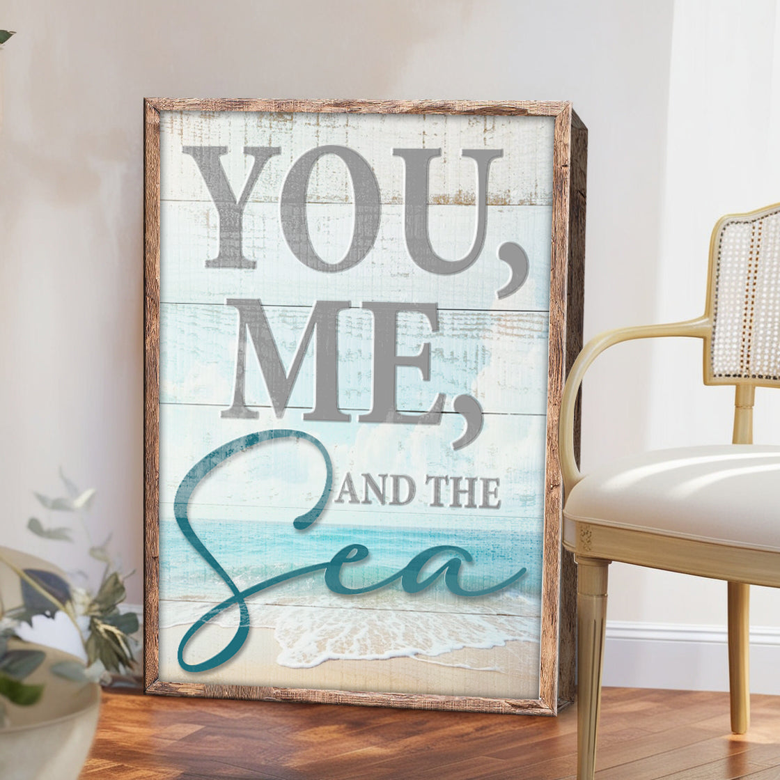 You Me and the Sea Coastal Sign II on sale at MyriadMart