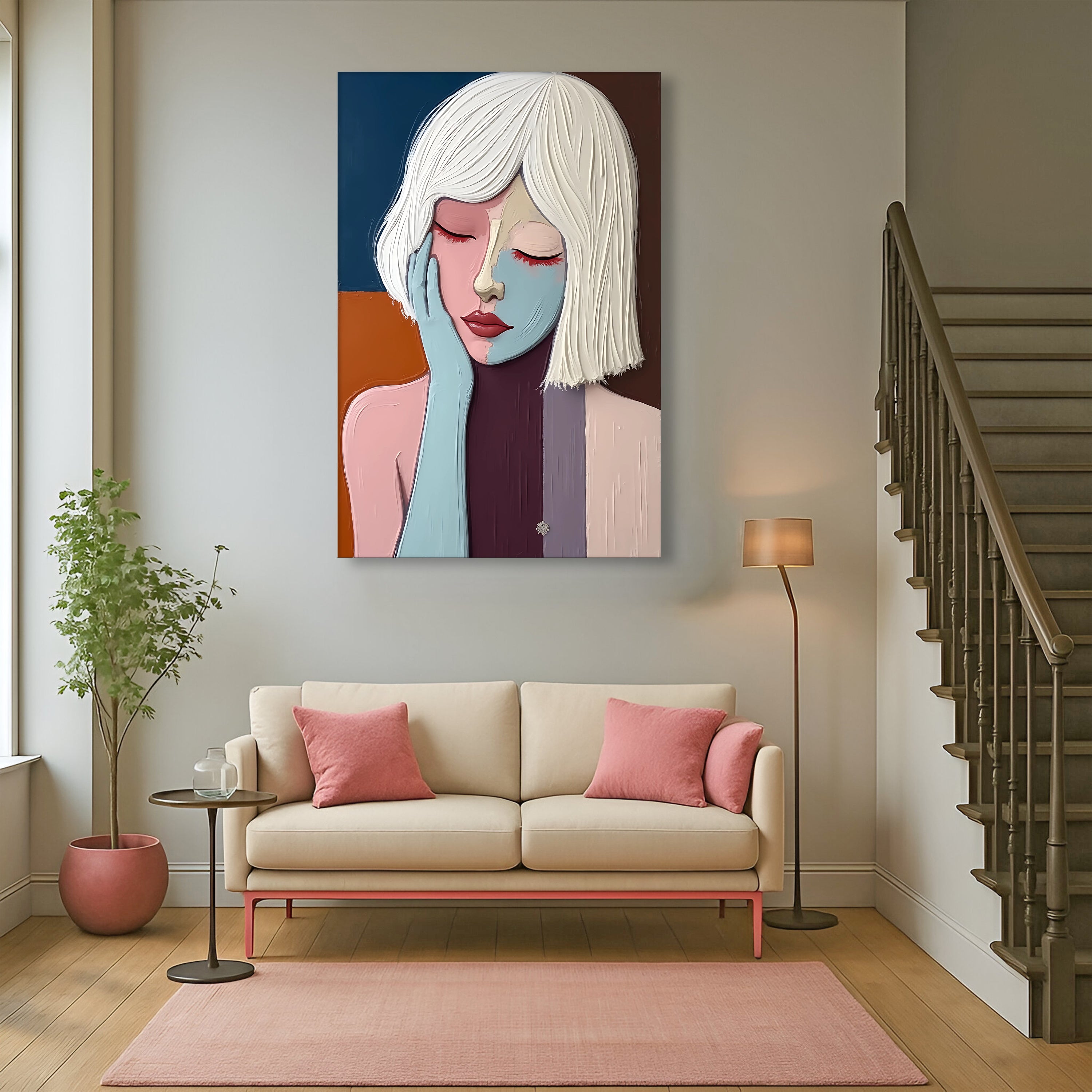 Abstract Portrait Wall Art on sale at MyriadMart