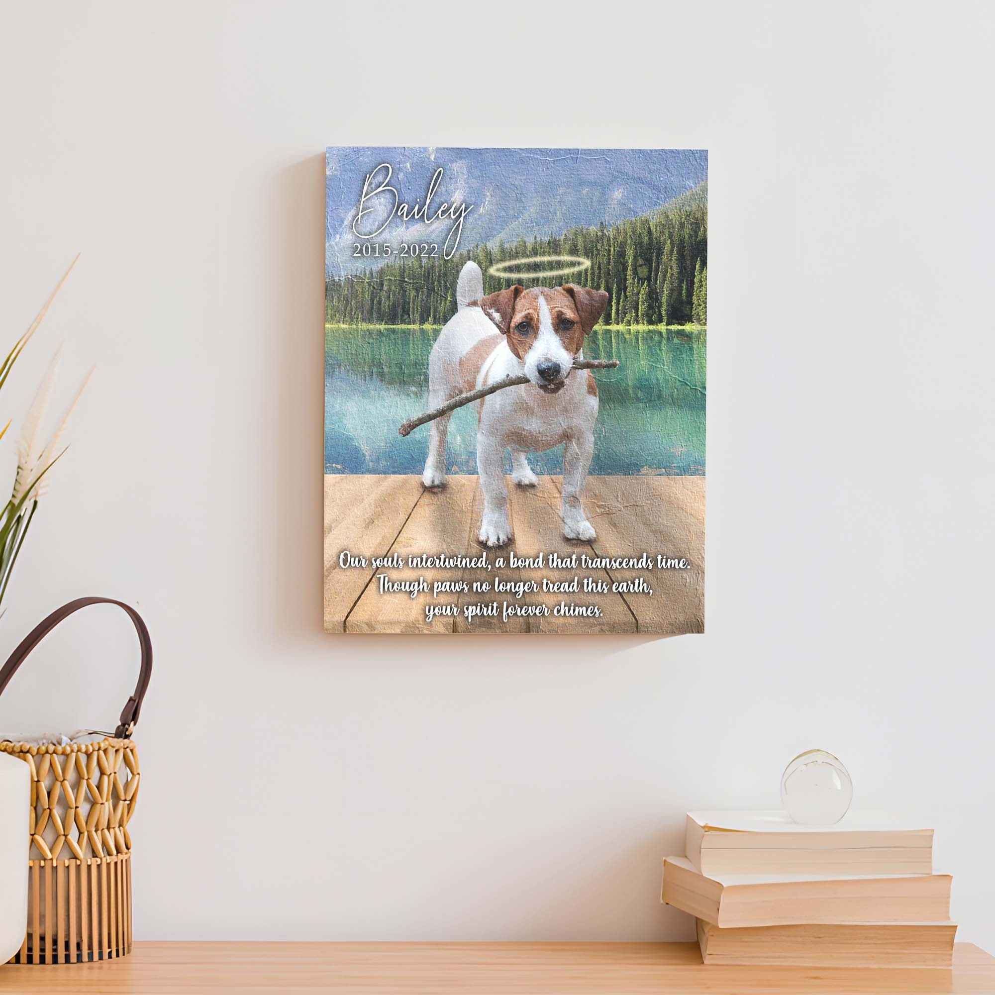 Pet Memorial Sign A Bond That Transcends Time on sale at MyriadMart