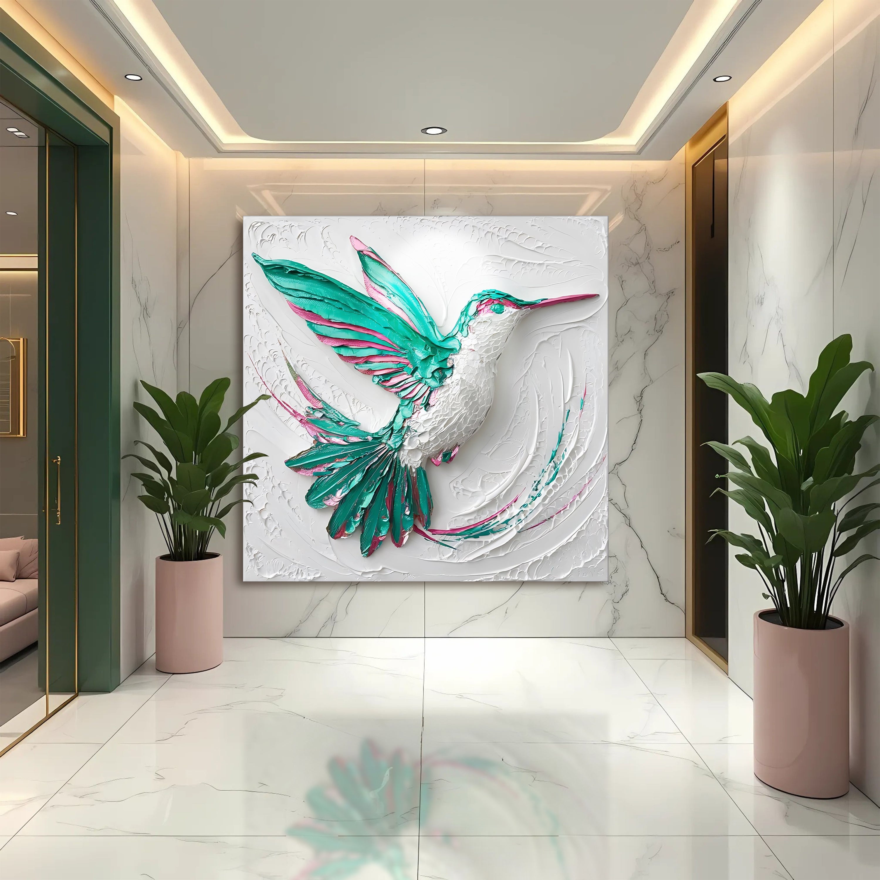 3D Hummingbird Wall Art on sale at MyriadMart