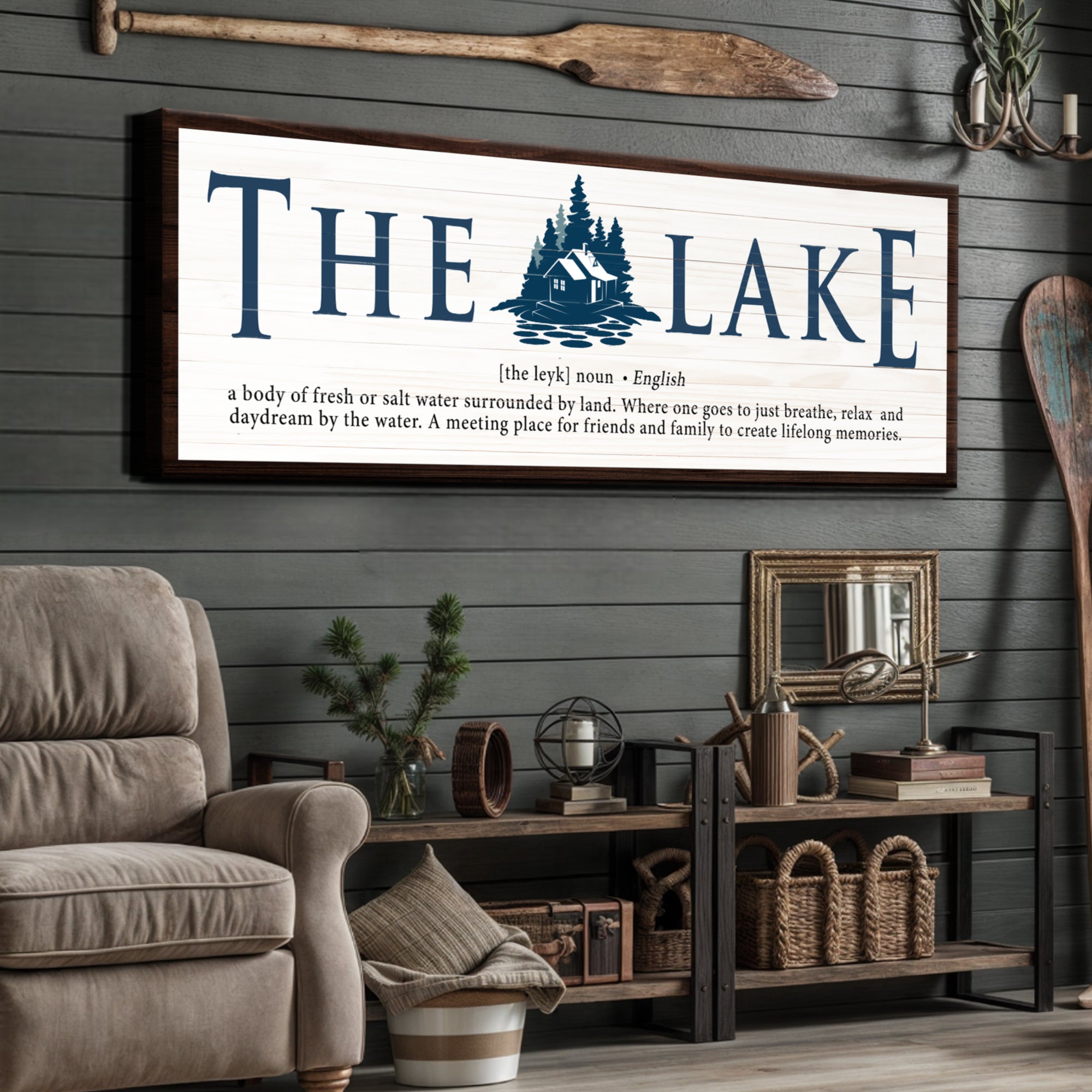 The Definition of Lake Sign II on sale at MyriadMart