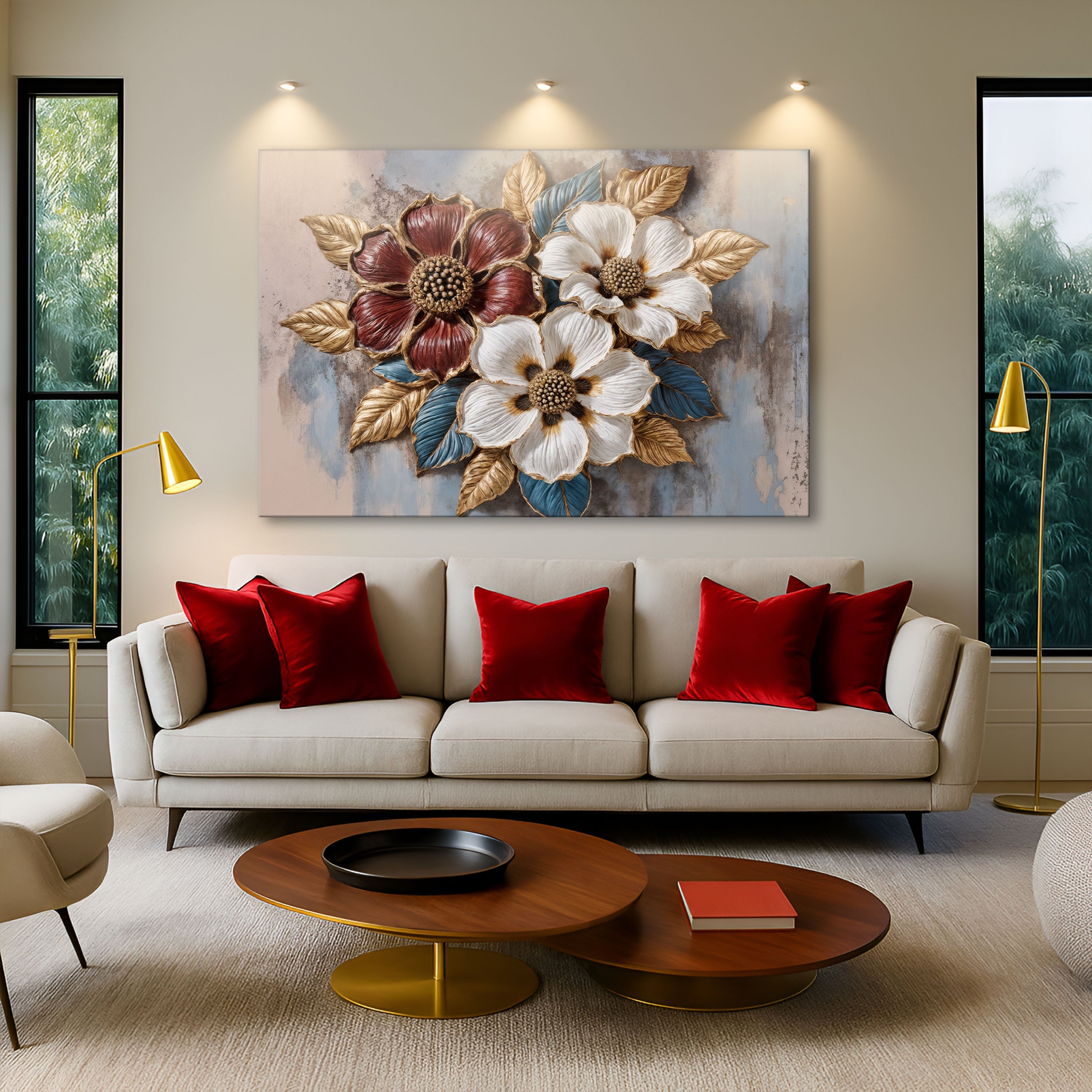 Floral Symphony Wall Art II on sale at MyriadMart