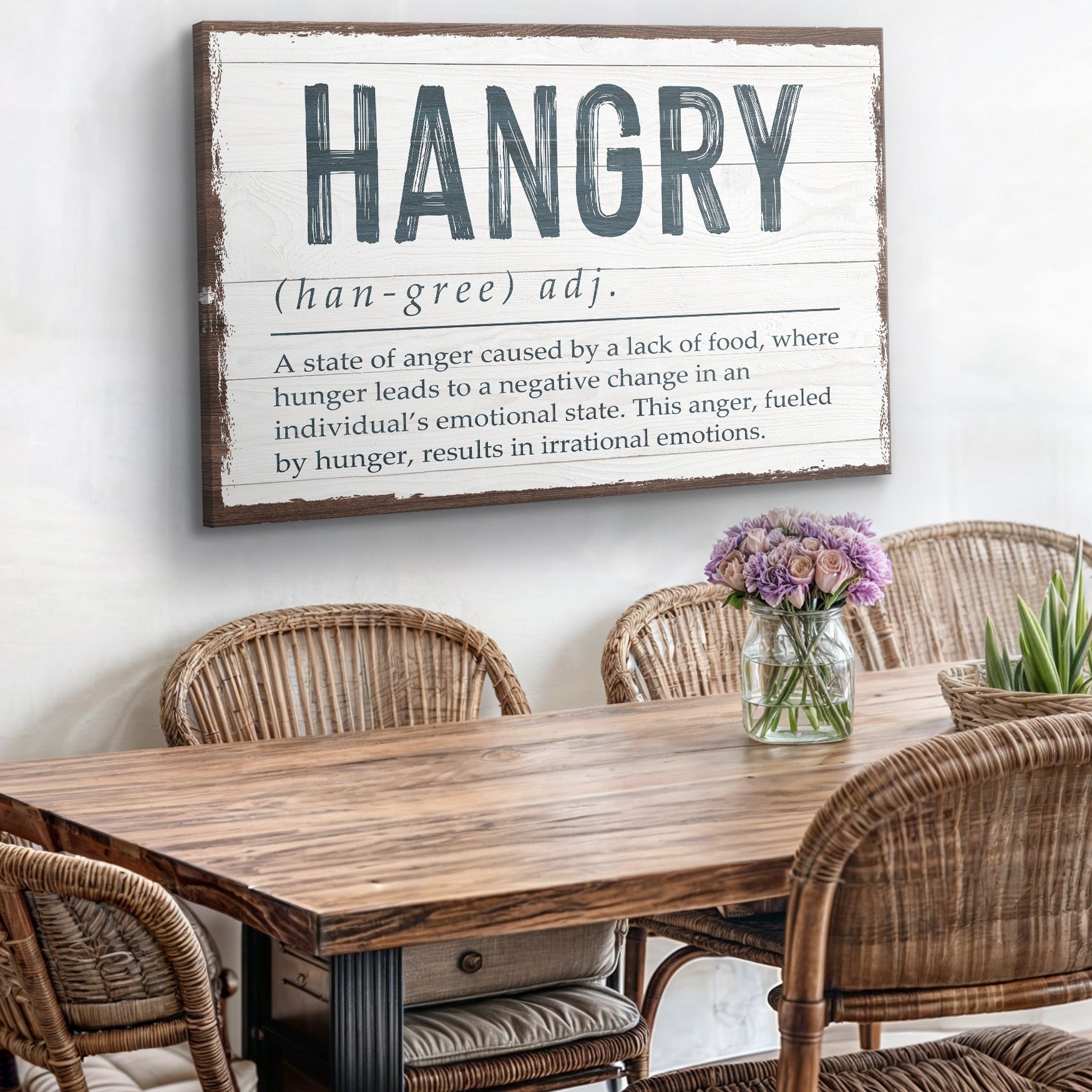 Hangry Kitchen Sign II on sale at MyriadMart