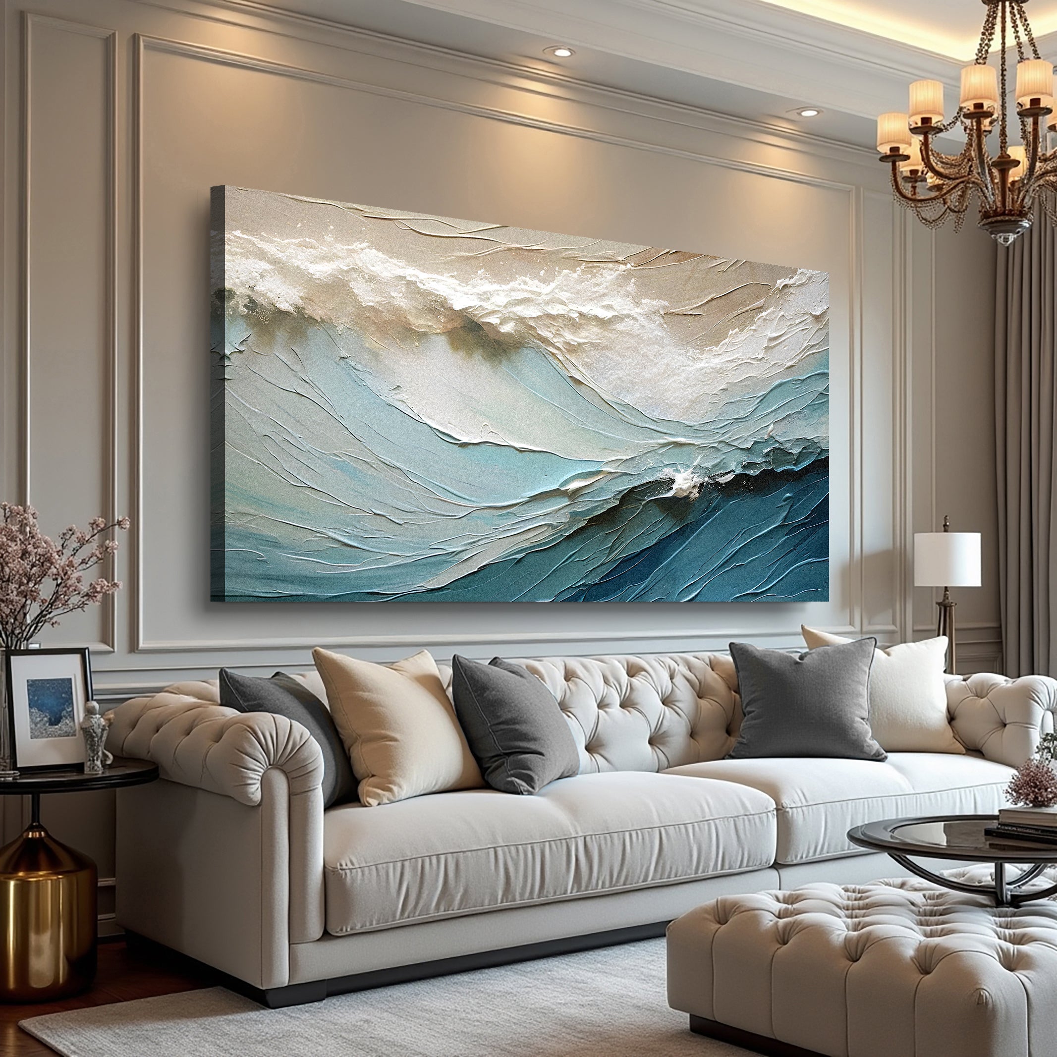 Beige Minimalist Wall Art on sale at MyriadMart