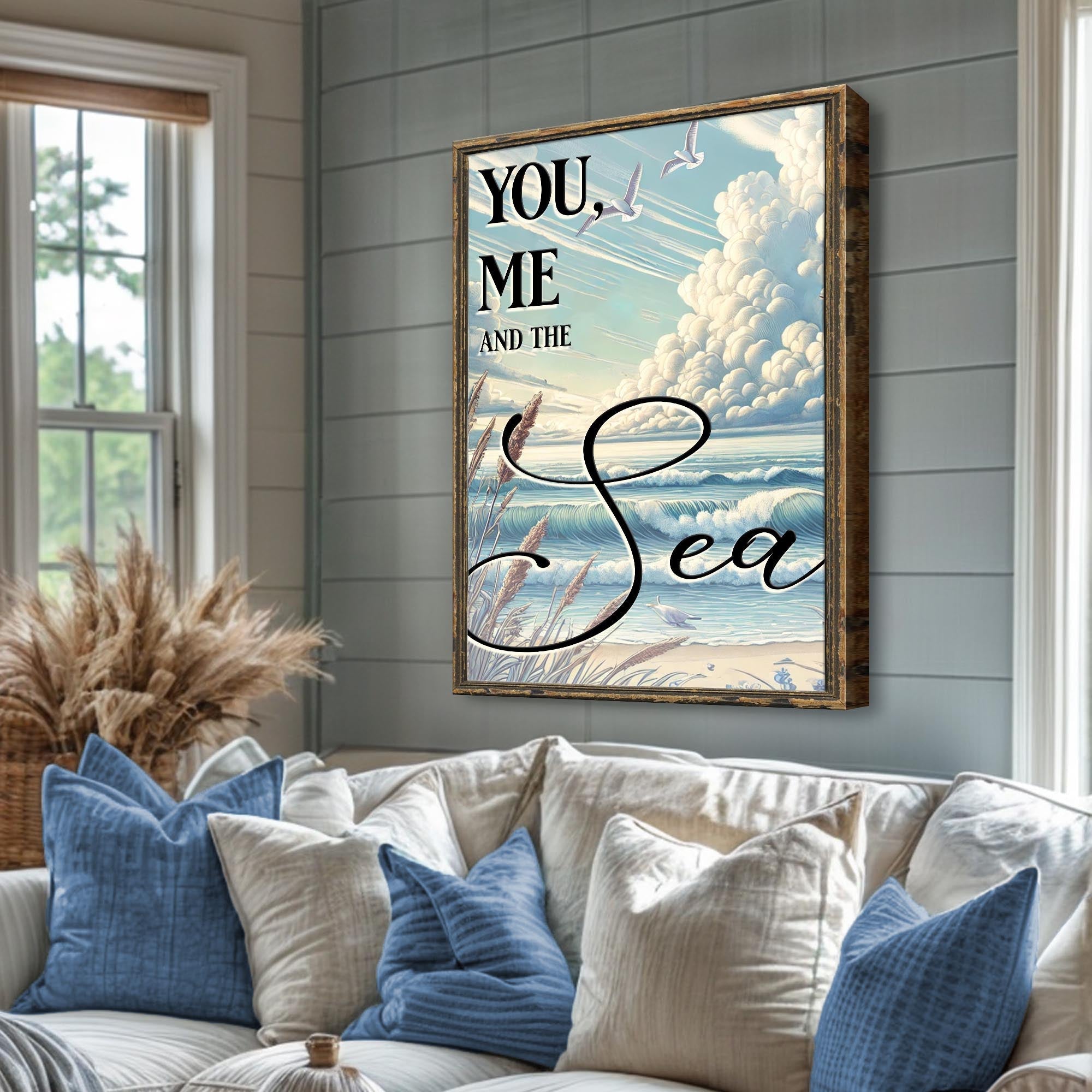 You Me and the Sea Coastal Sign III on sale at MyriadMart