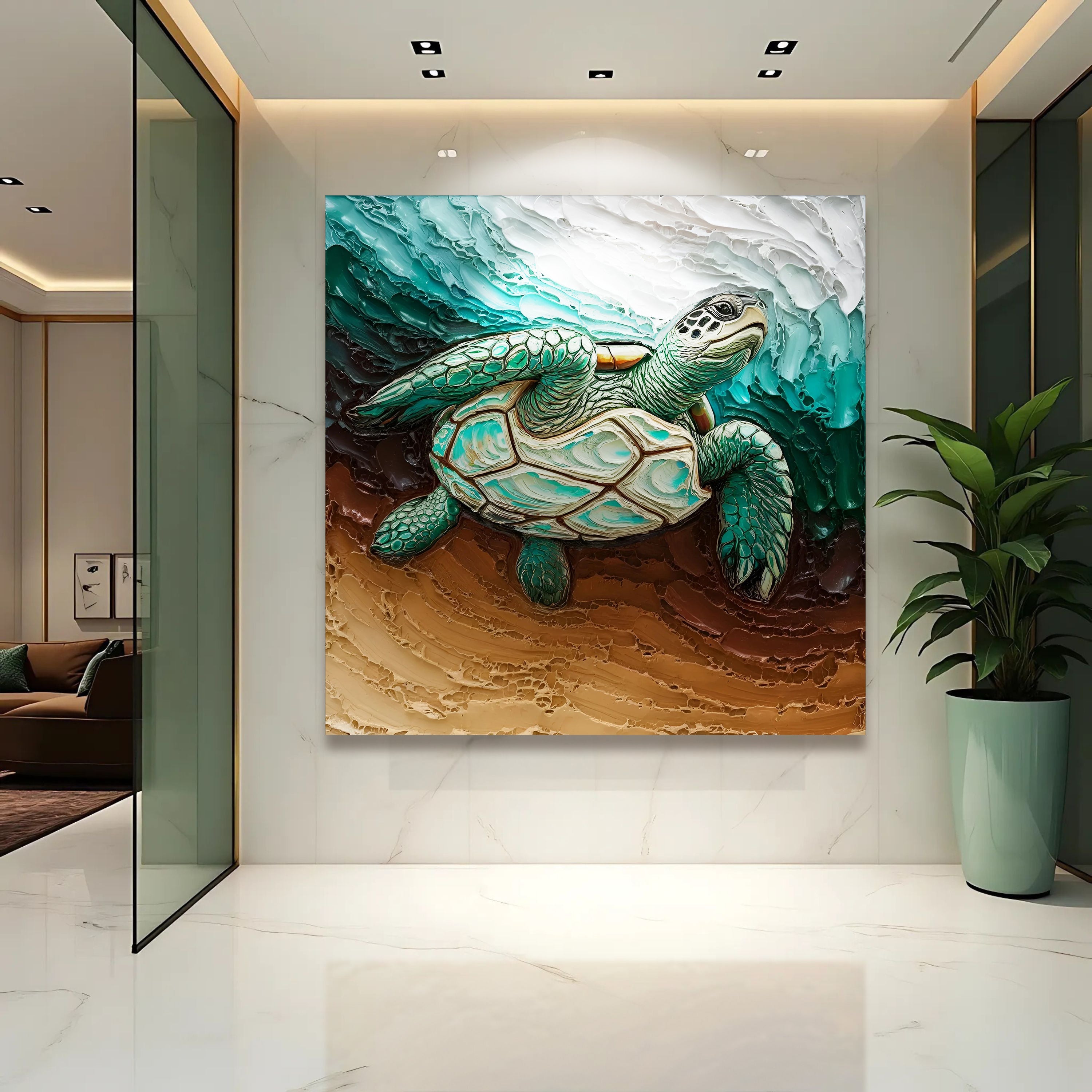 3D Turtle Wall Art on sale at MyriadMart