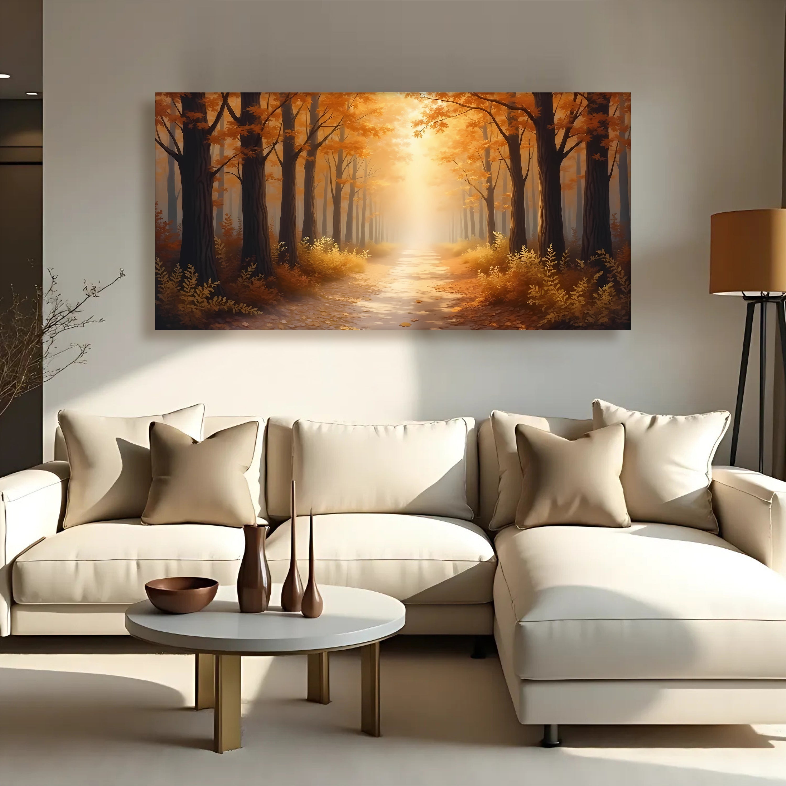 Abstract Forest Landscape Wall Art on sale at MyriadMart