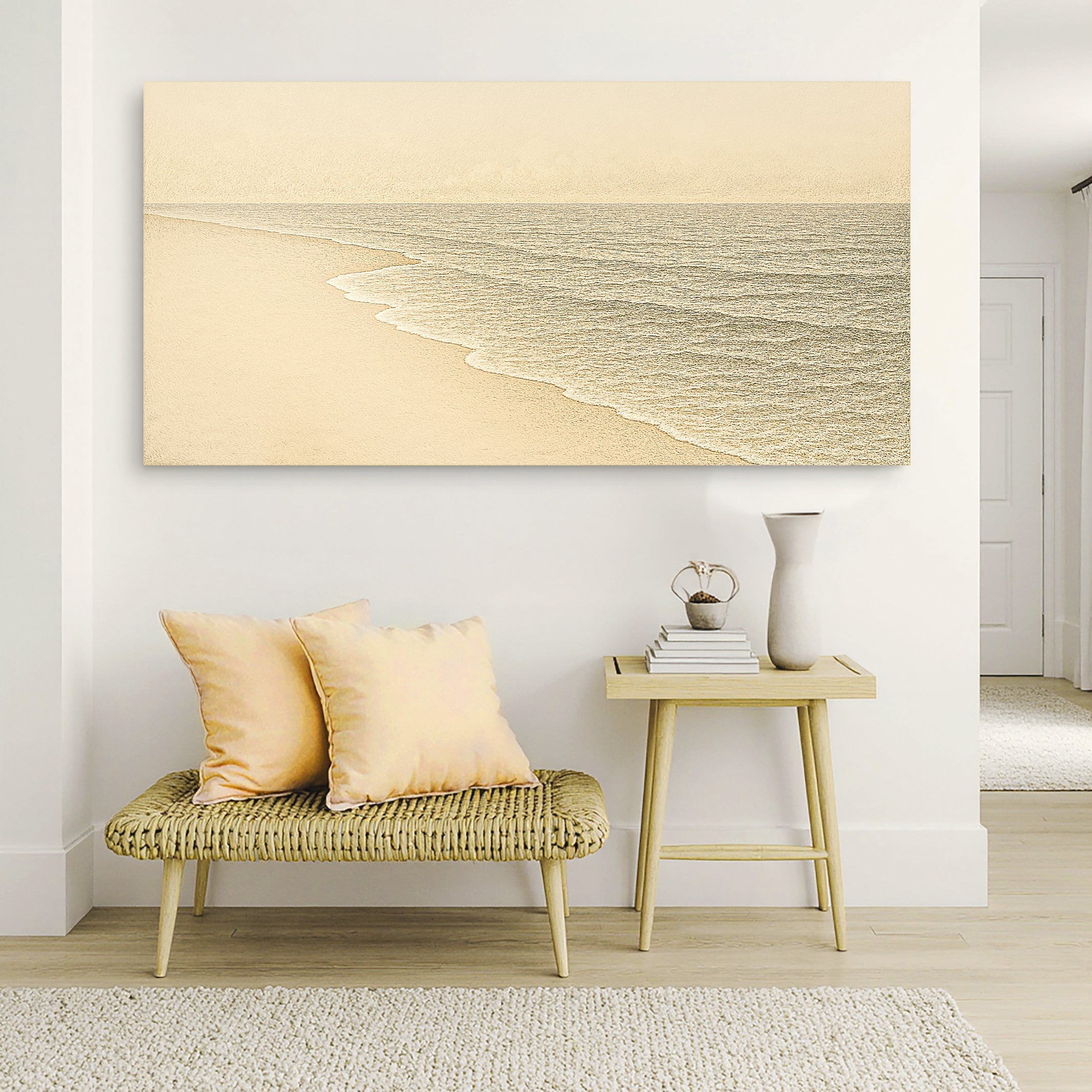 Beach Shoreline Coastal Wall Art III on sale at MyriadMart