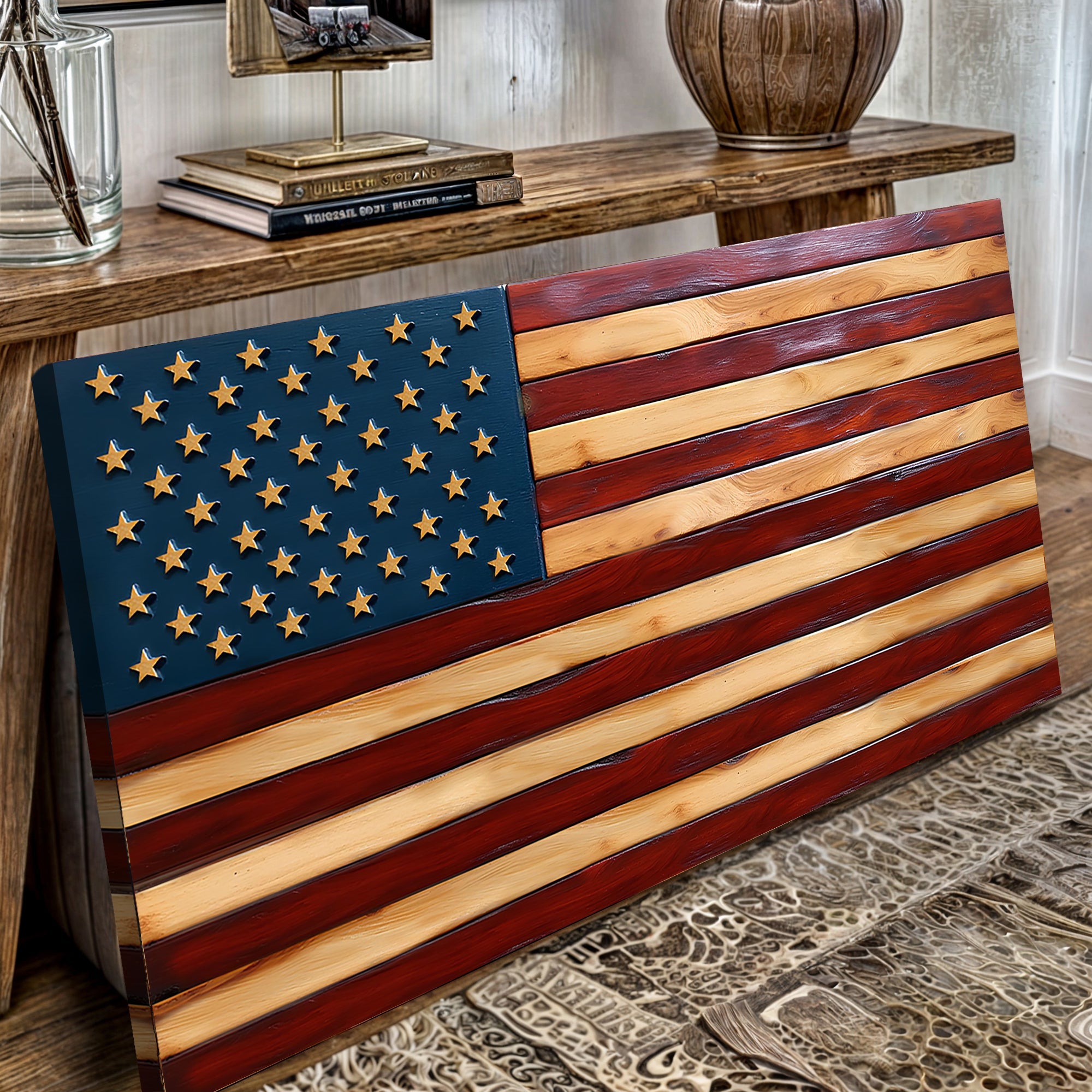 Old Glory American Flag Wall Art II on sale at MyriadMart