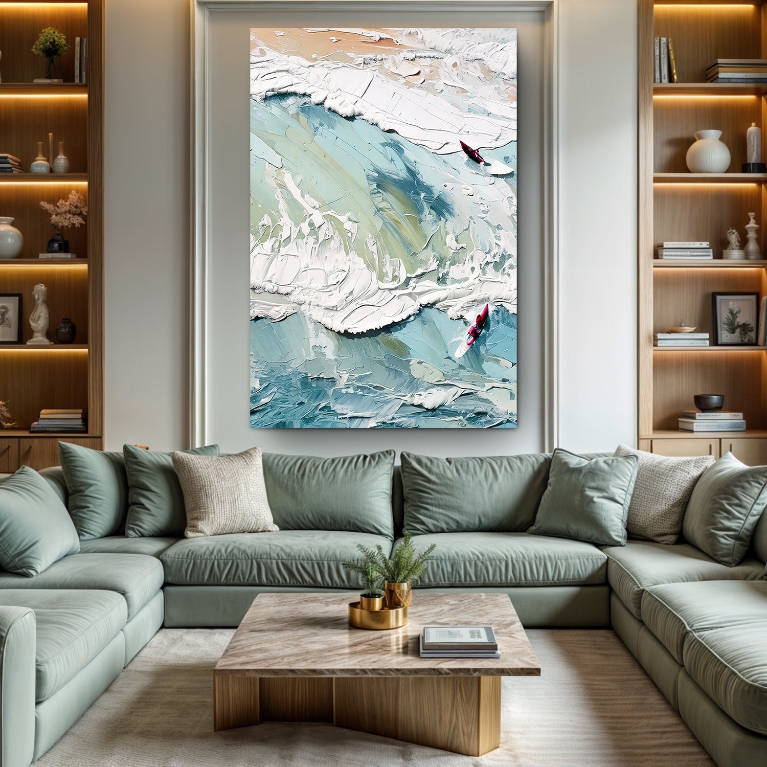 3D Sea Wall Art on sale at MyriadMart