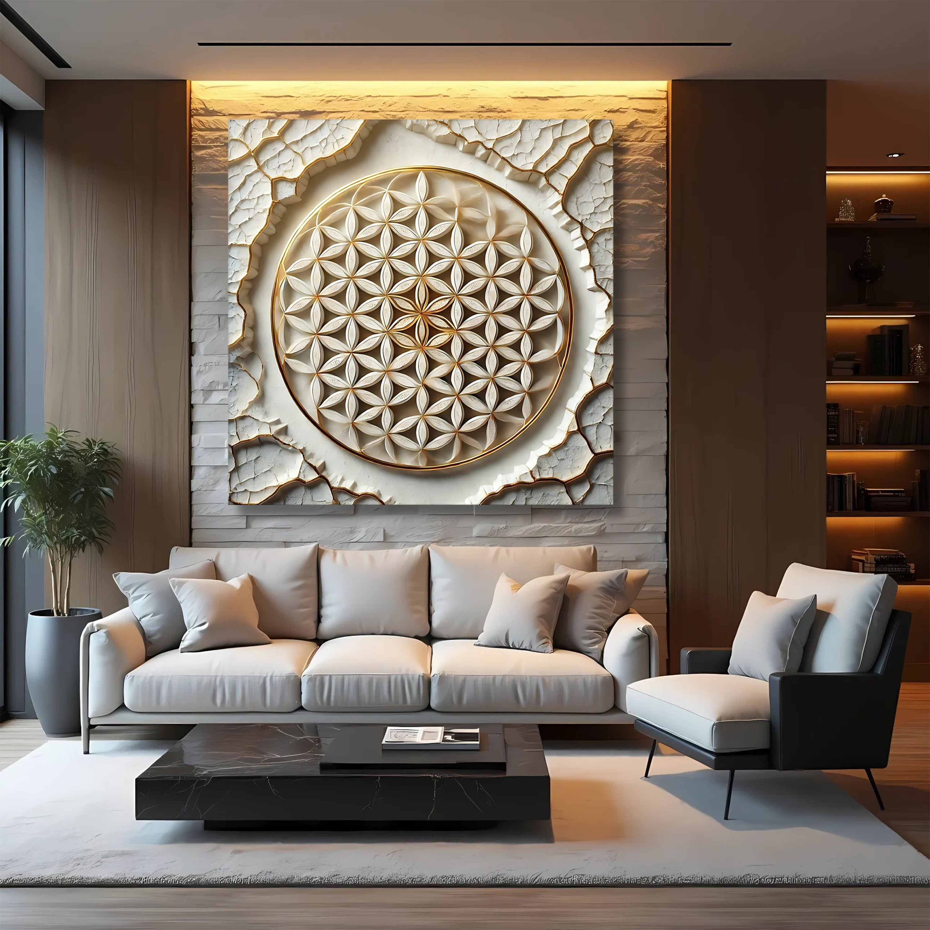 Flower Of Life Wall Art VI on sale at MyriadMart