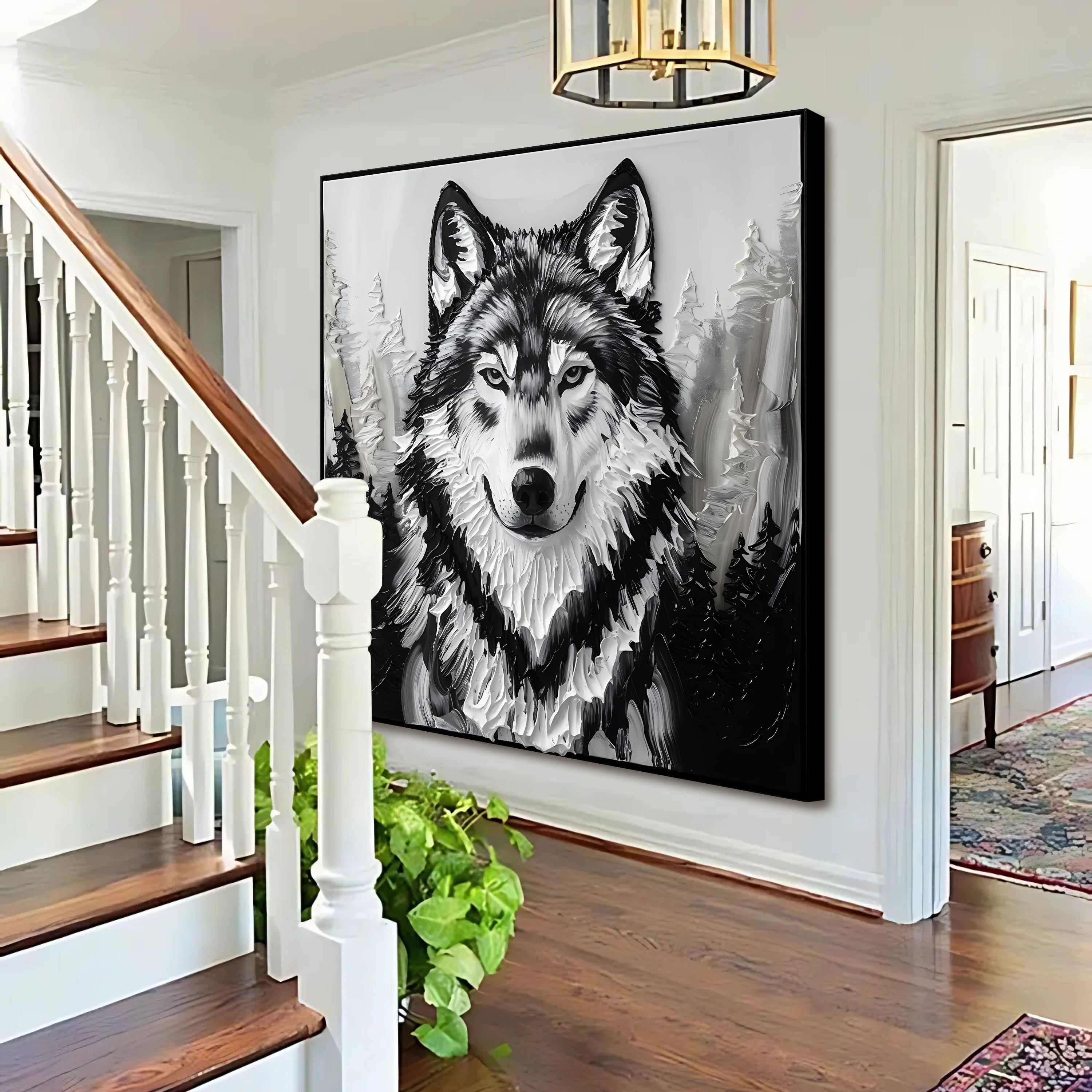 3D Wolf Wall Art IV on sale at MyriadMart