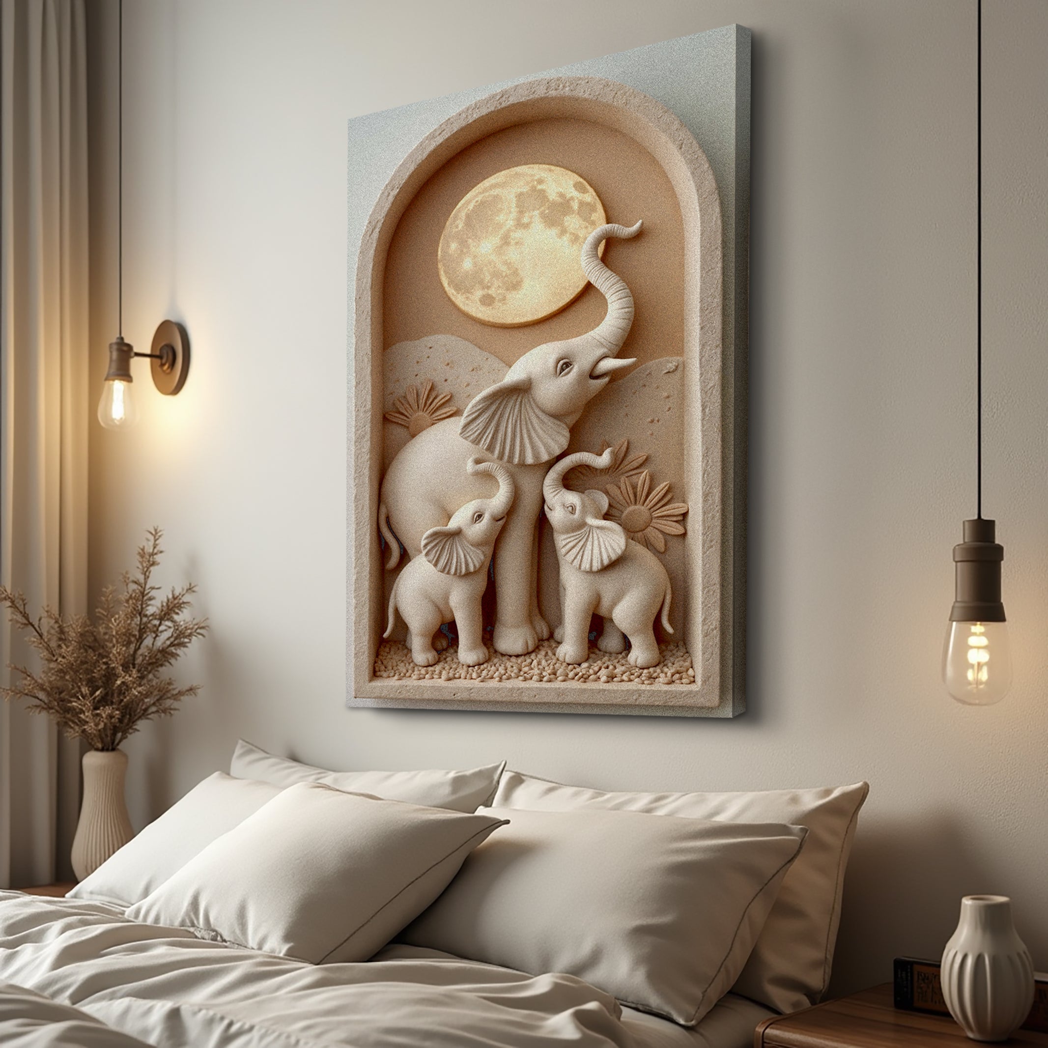 Elephant Harmony Wall Art on sale at MyriadMart