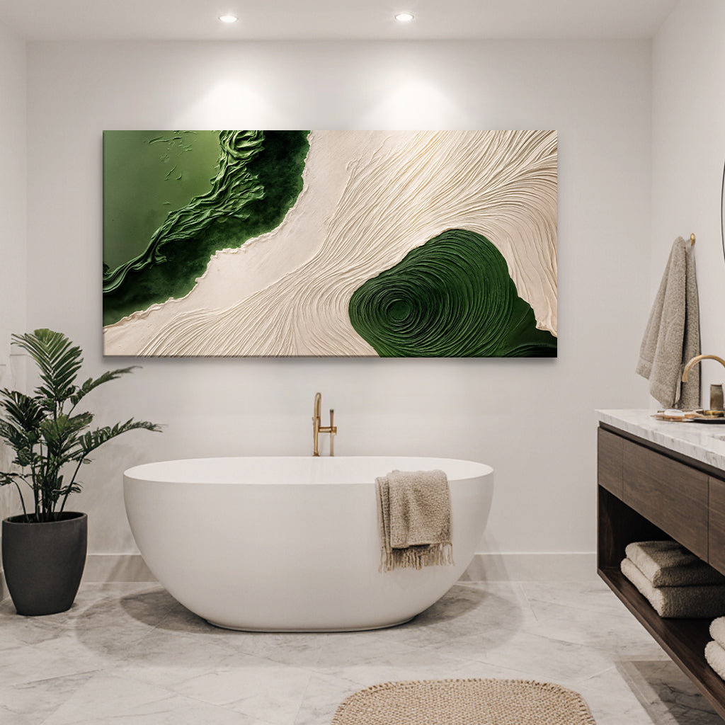 Green Rivers Abstract Wall Art XII on sale at MyriadMart