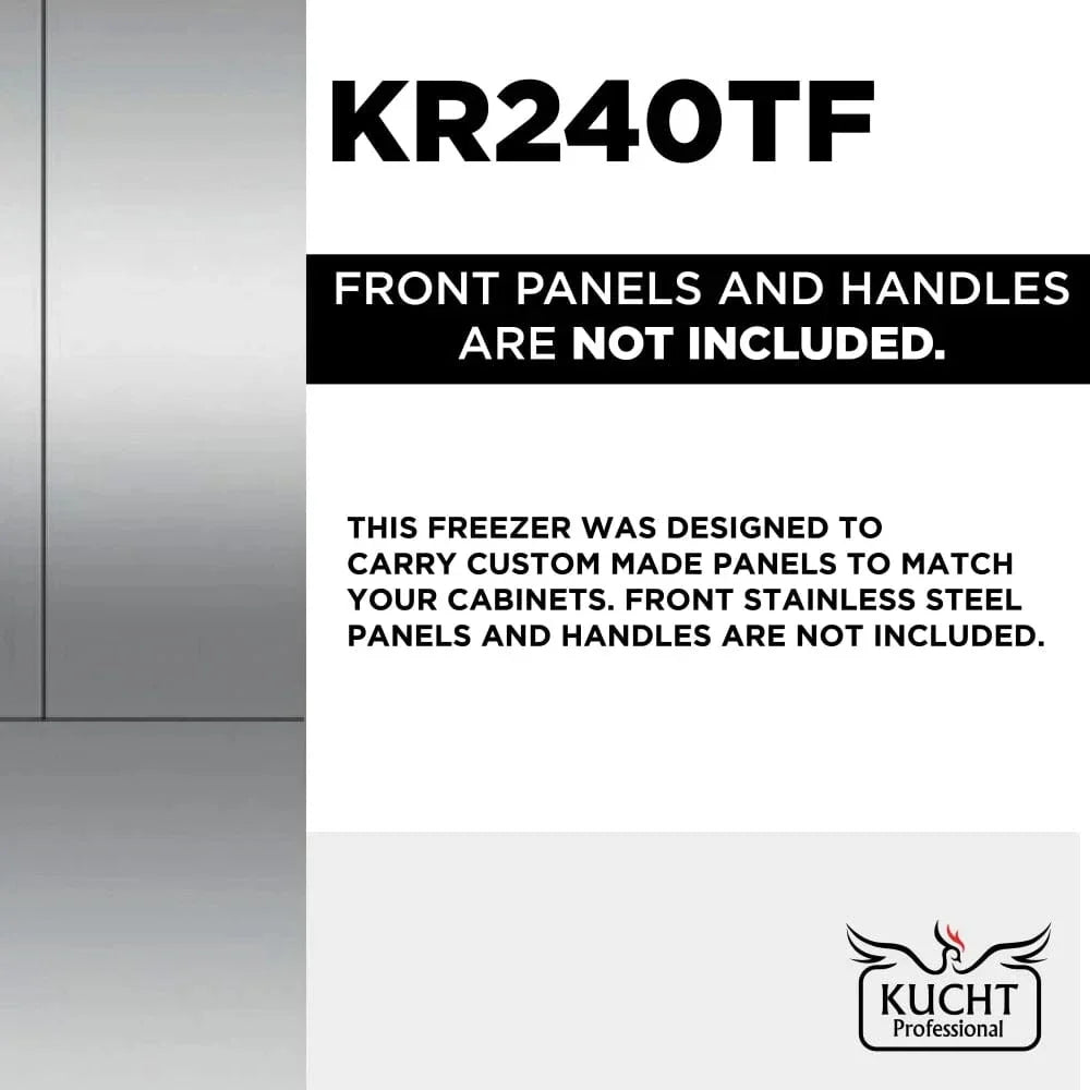 Kucht 24" Built-In Panel Ready Freezer Column KR240TF on sale at MyriadMart