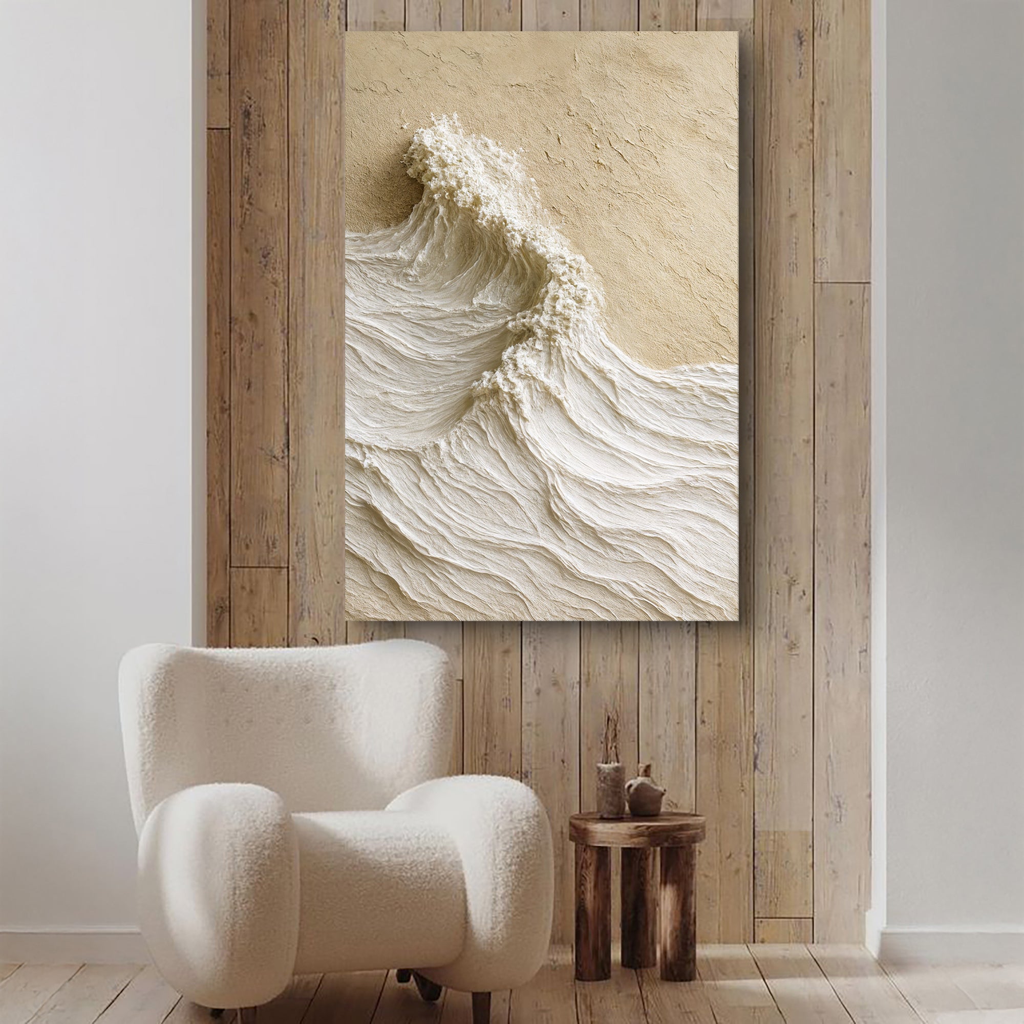 Modern Neutral Mountain Wall Art on sale at MyriadMart