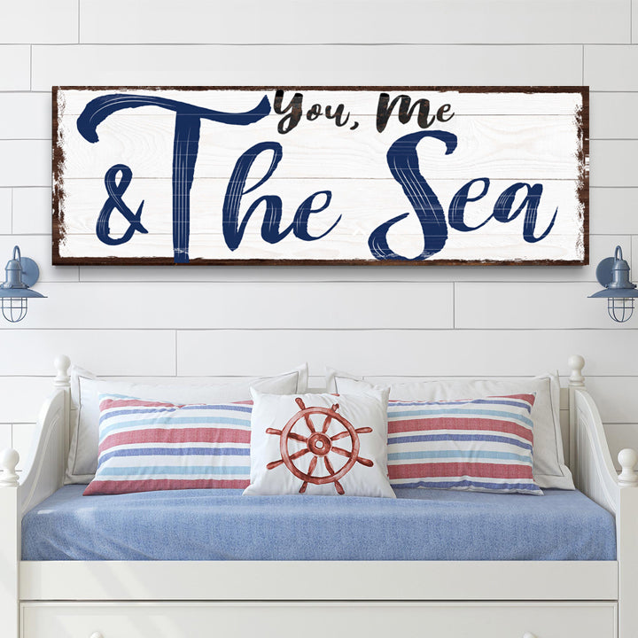 You, Me And The Sea Beach Sign II on sale at MyriadMart
