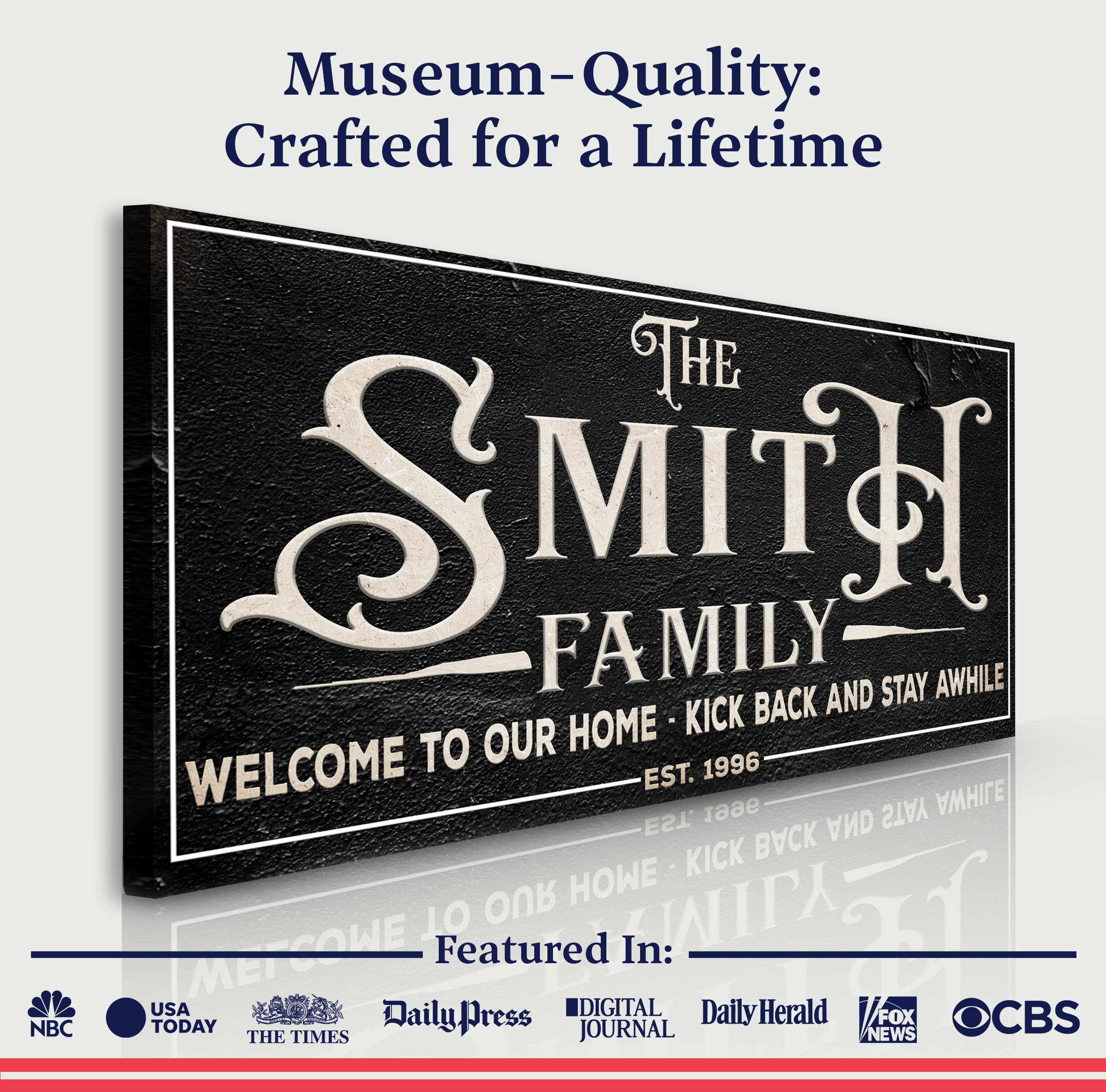 Family Sign XXV on sale at MyriadMart